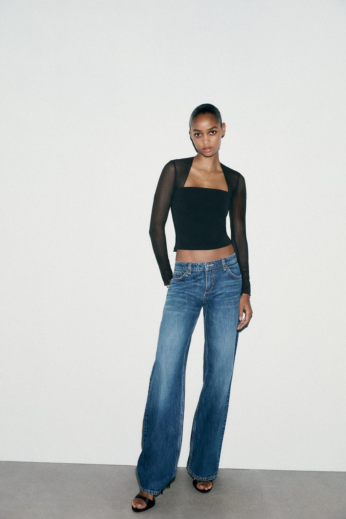 Fitted Tulle Top