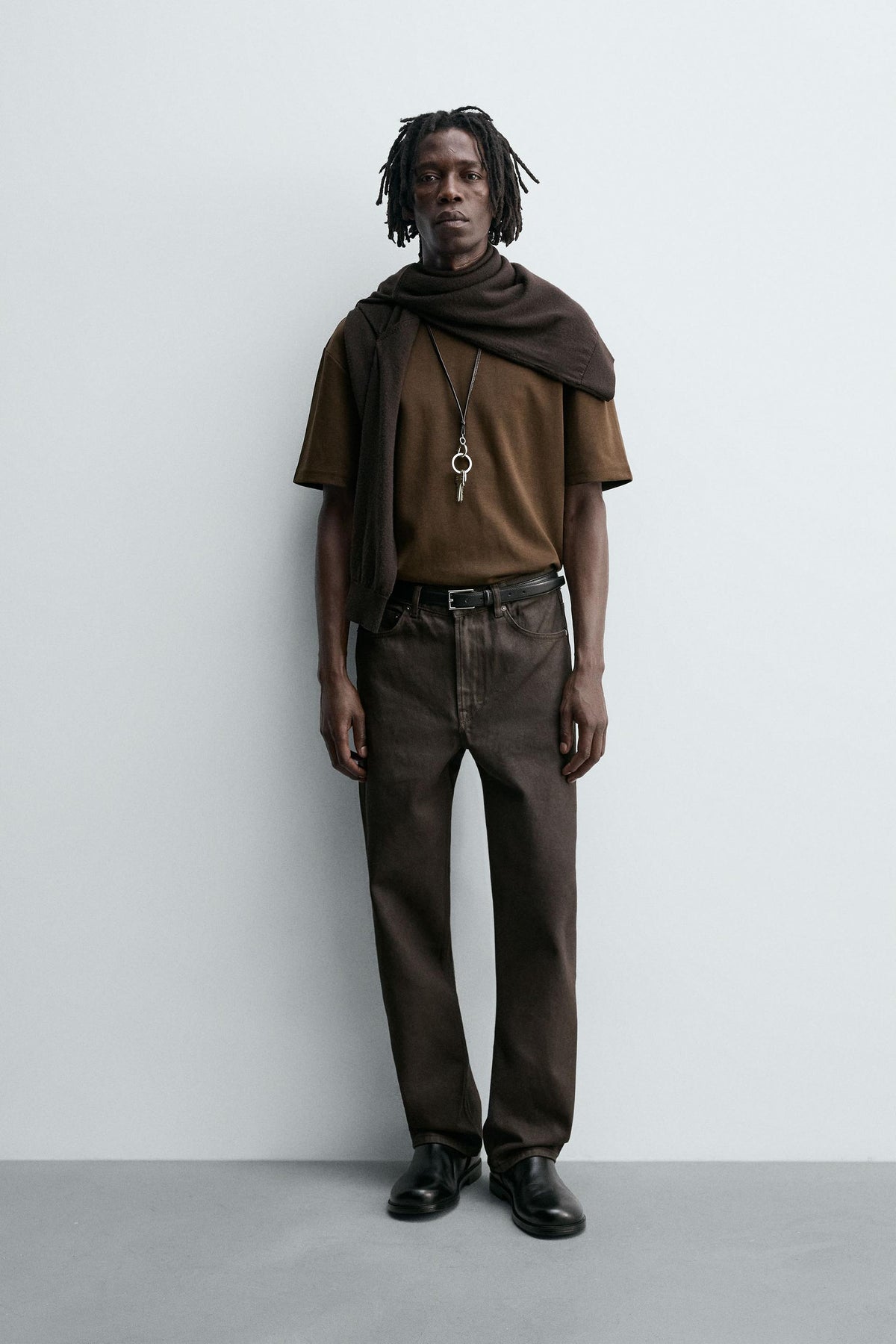 RELAXED FIT INTERLOCK T-SHIRT - Image 1