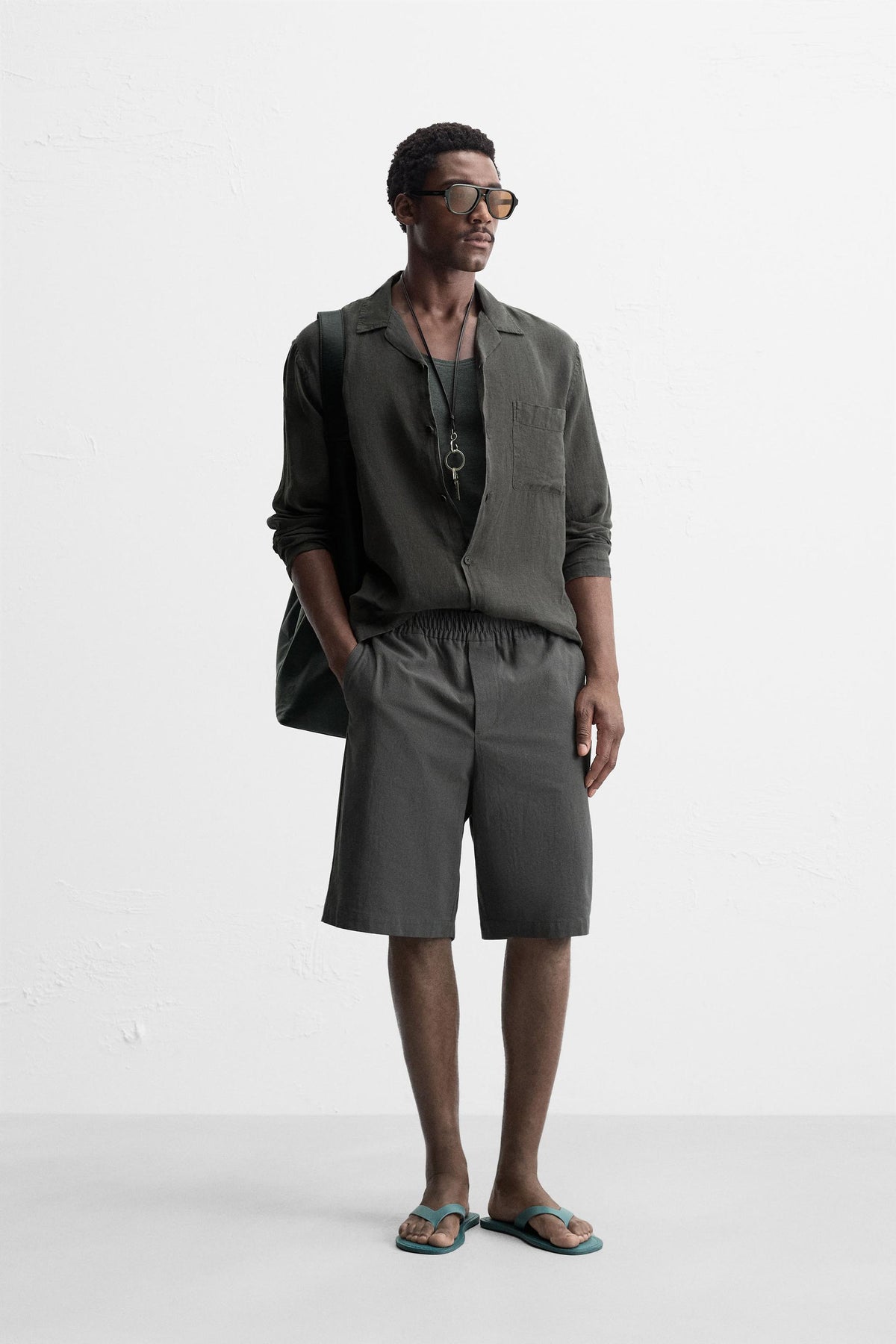 100% LINEN SHIRT - Image 1