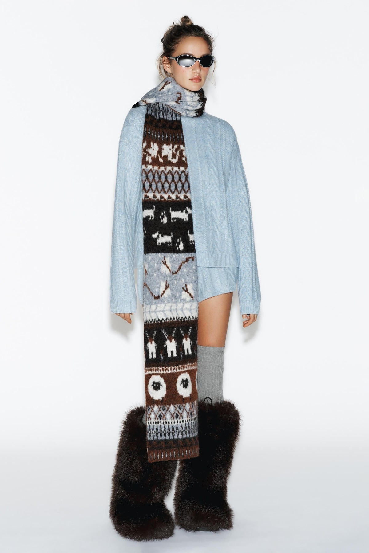 Wool Cable Knit Jumper