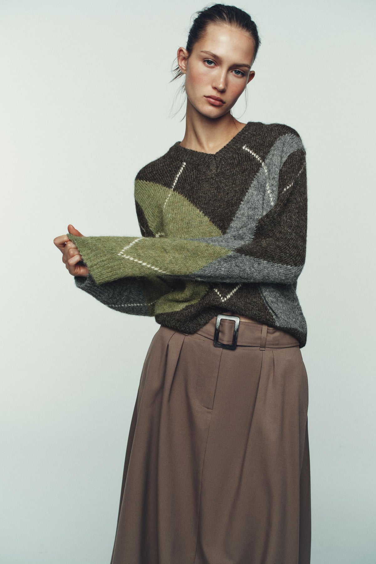 DIAMANTSTRICKPULLOVER
