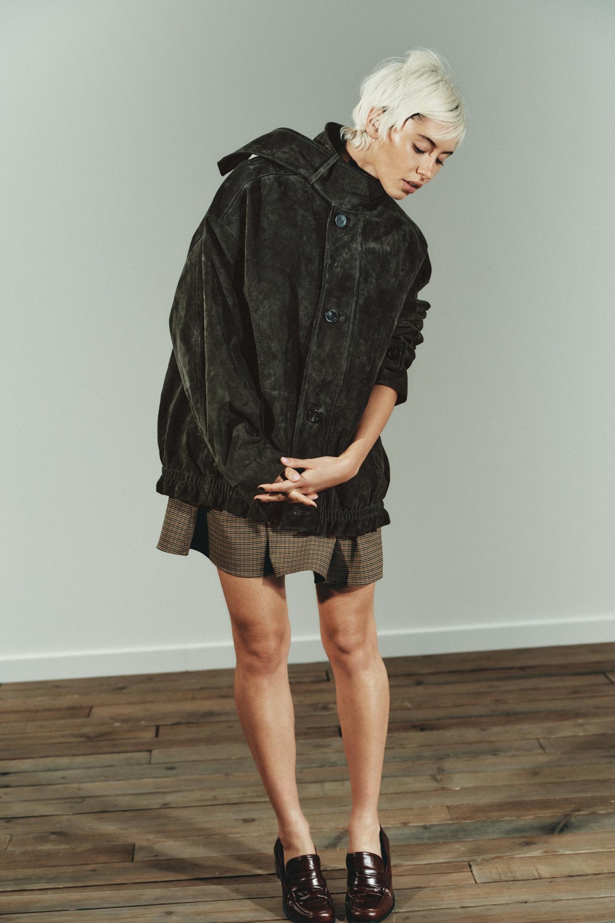 Wildlederjacke