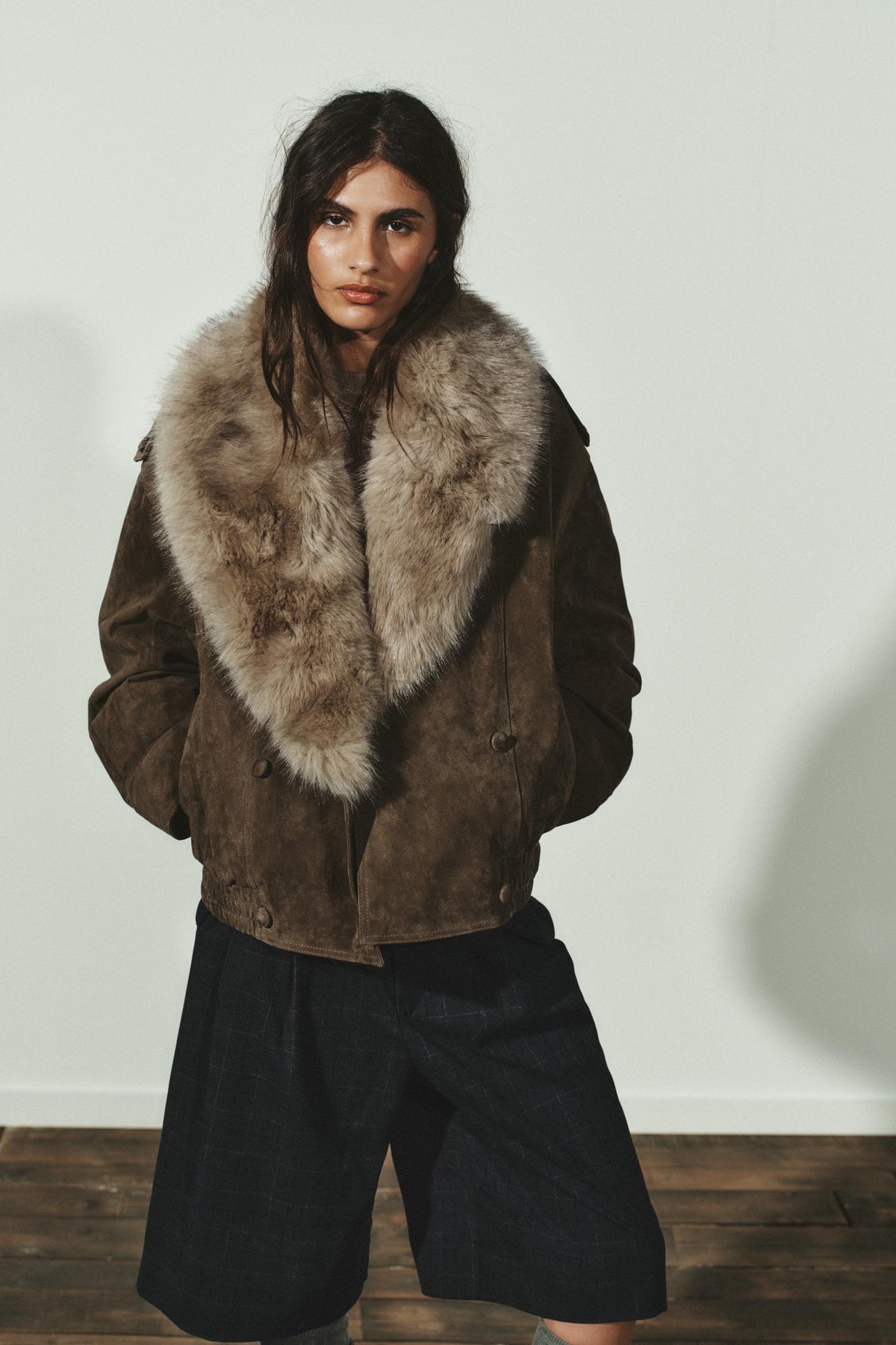 Wildlederjacke