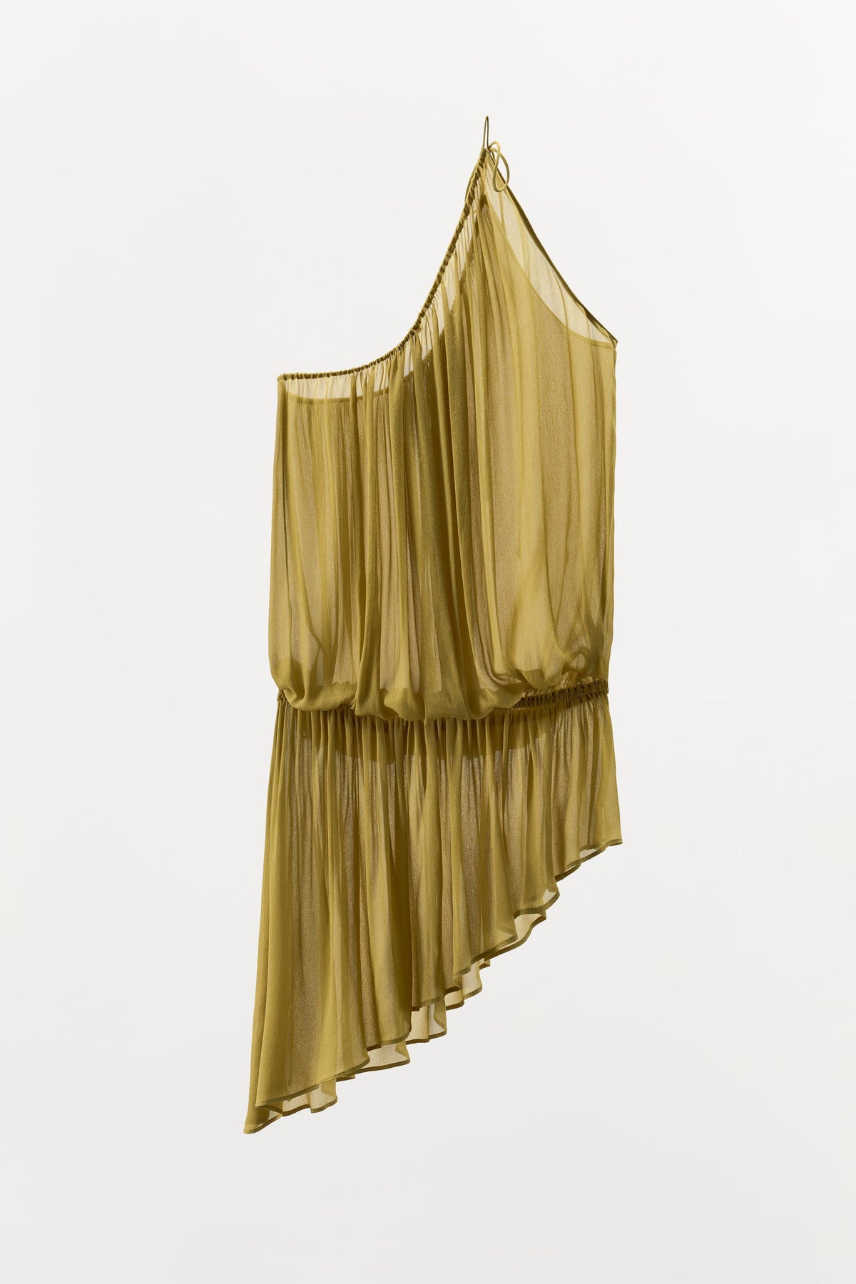 Asymmetrisches Oberteil mit Krawattenakzenten