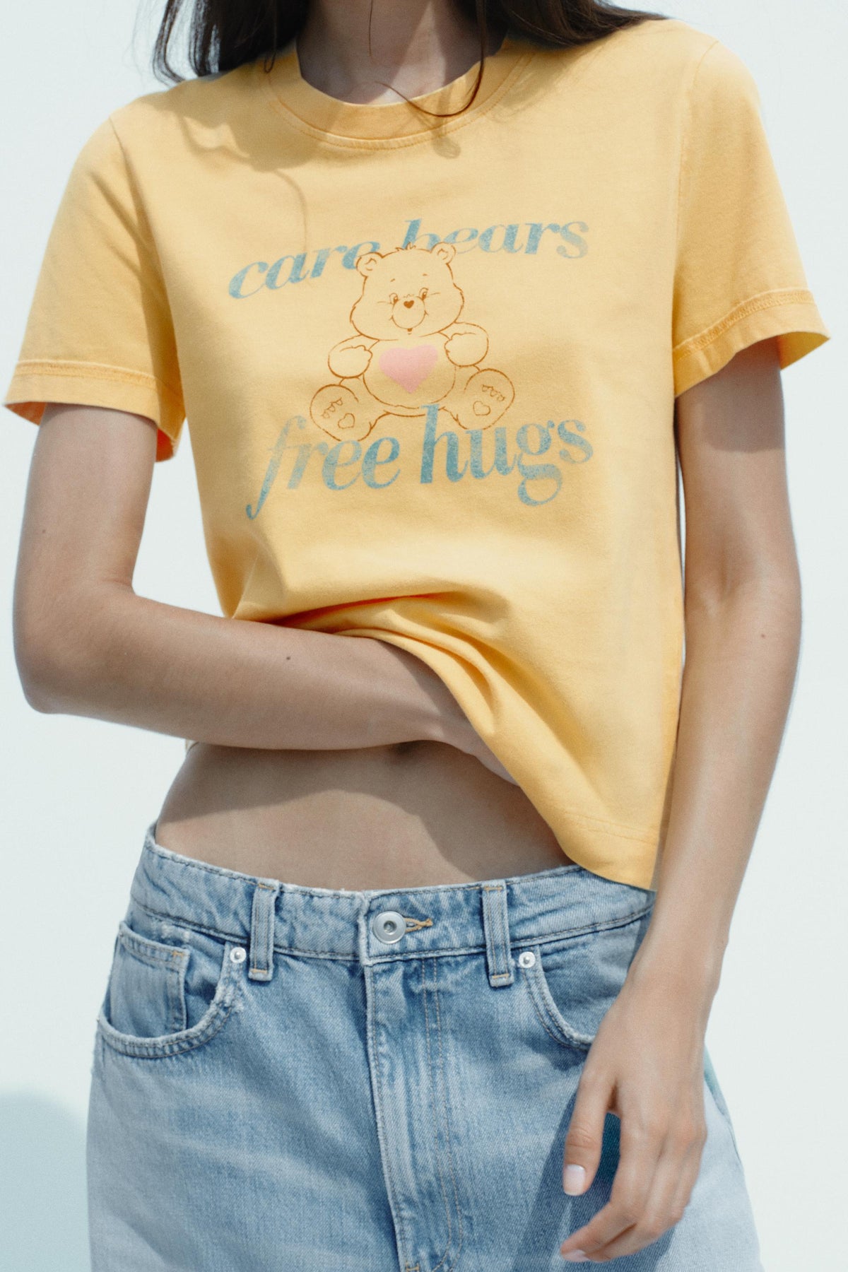 Faded-effect T-shirt