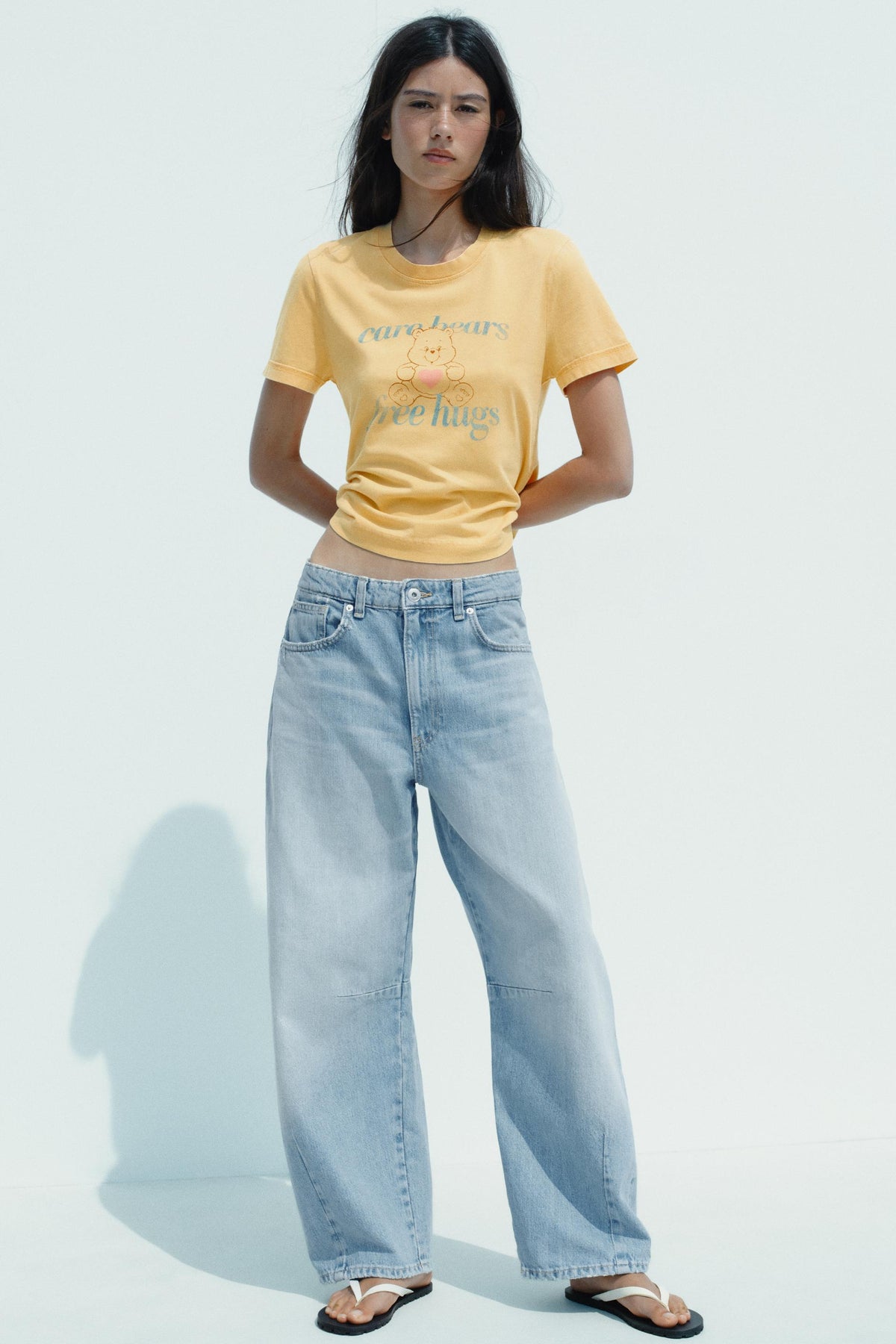 Faded-effect T-shirt