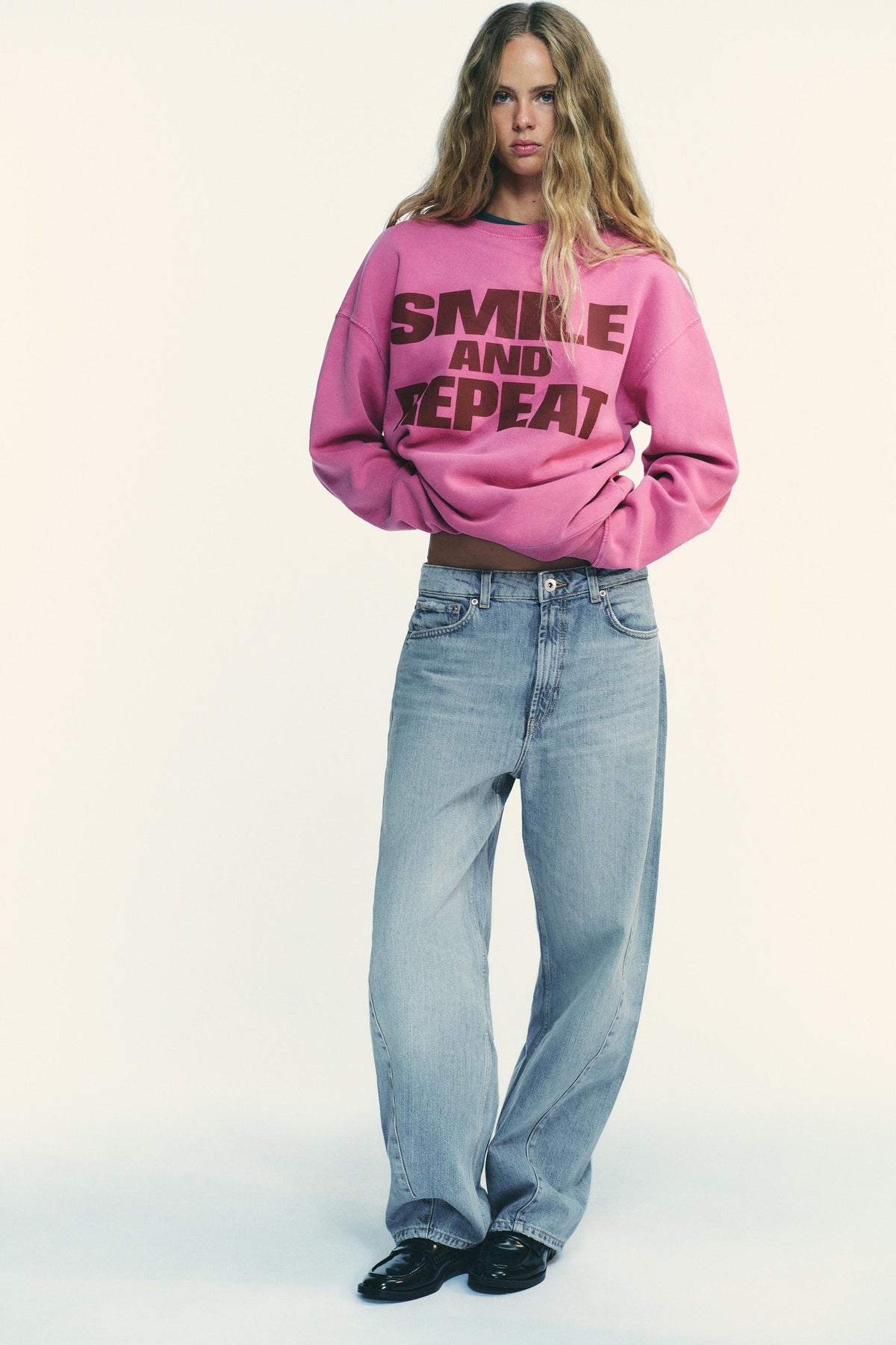 Washed Effect Sweatshirt