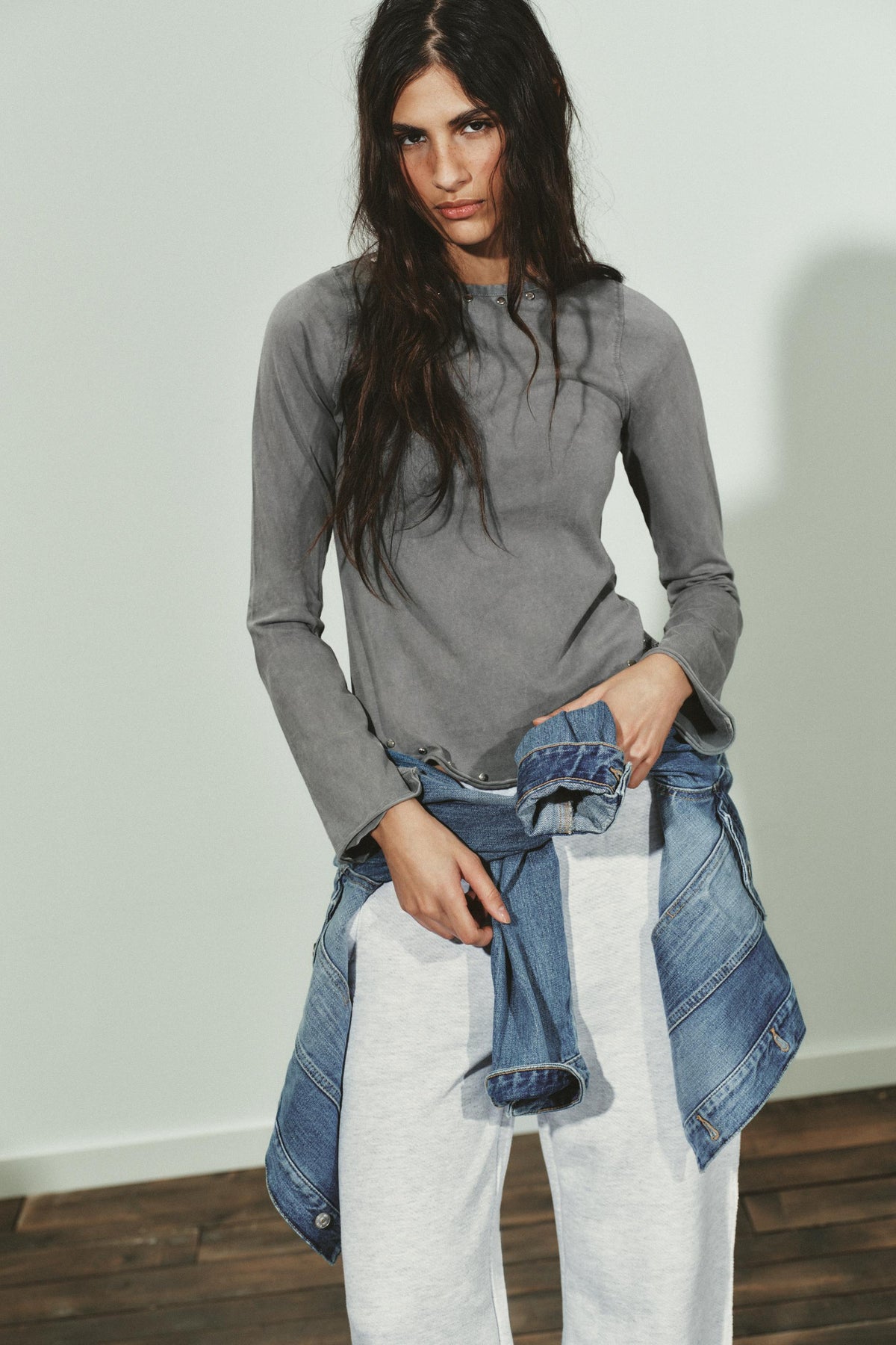 Studded Faded T-Shirt