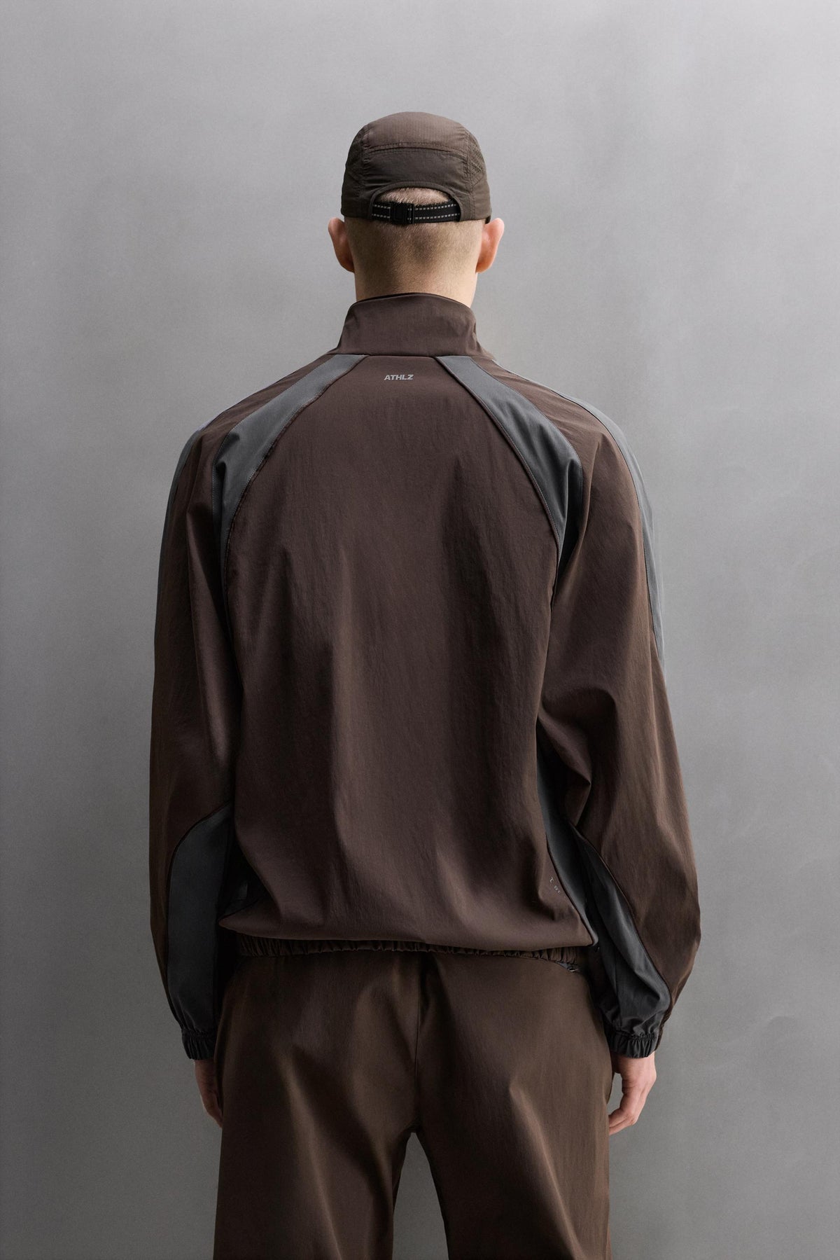 Fußballjacke mit Farbblock-Design