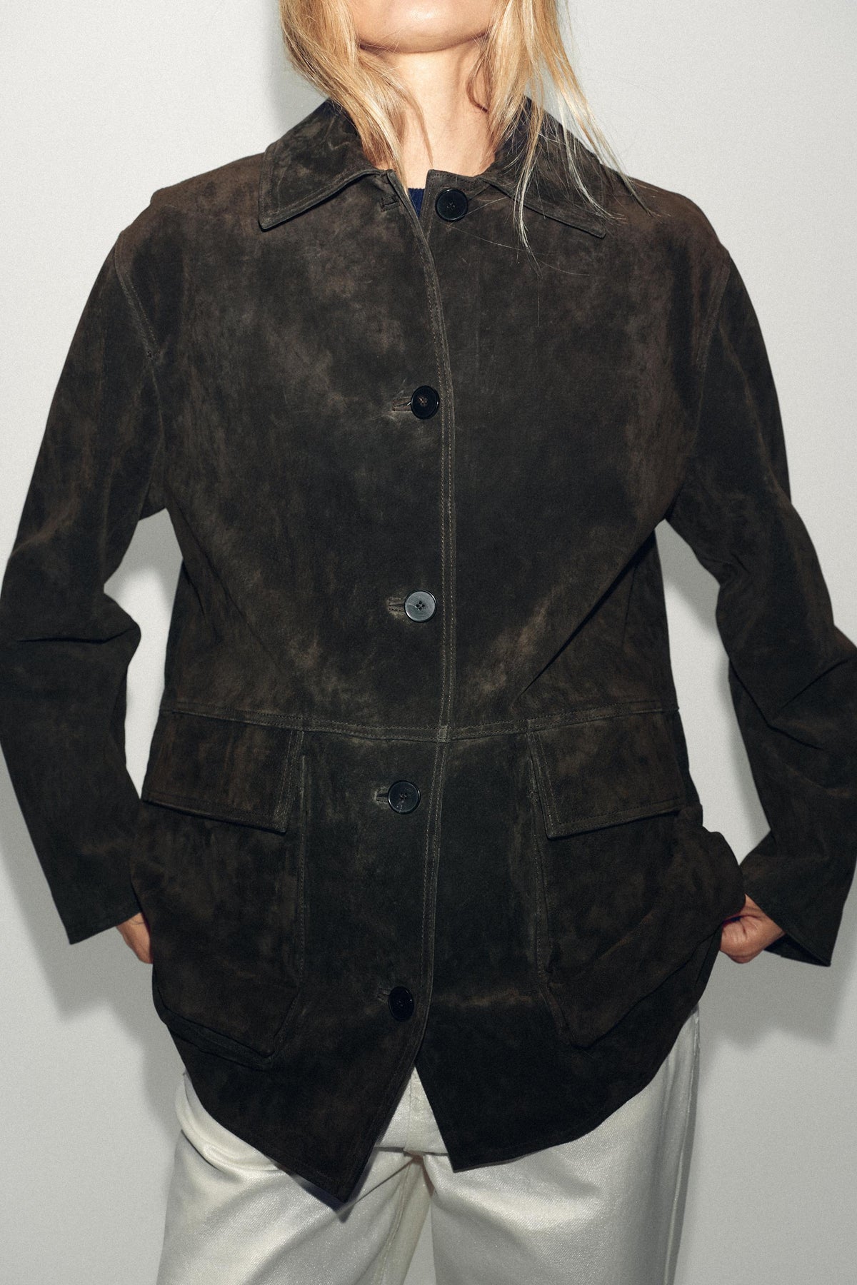Wildlederjacke