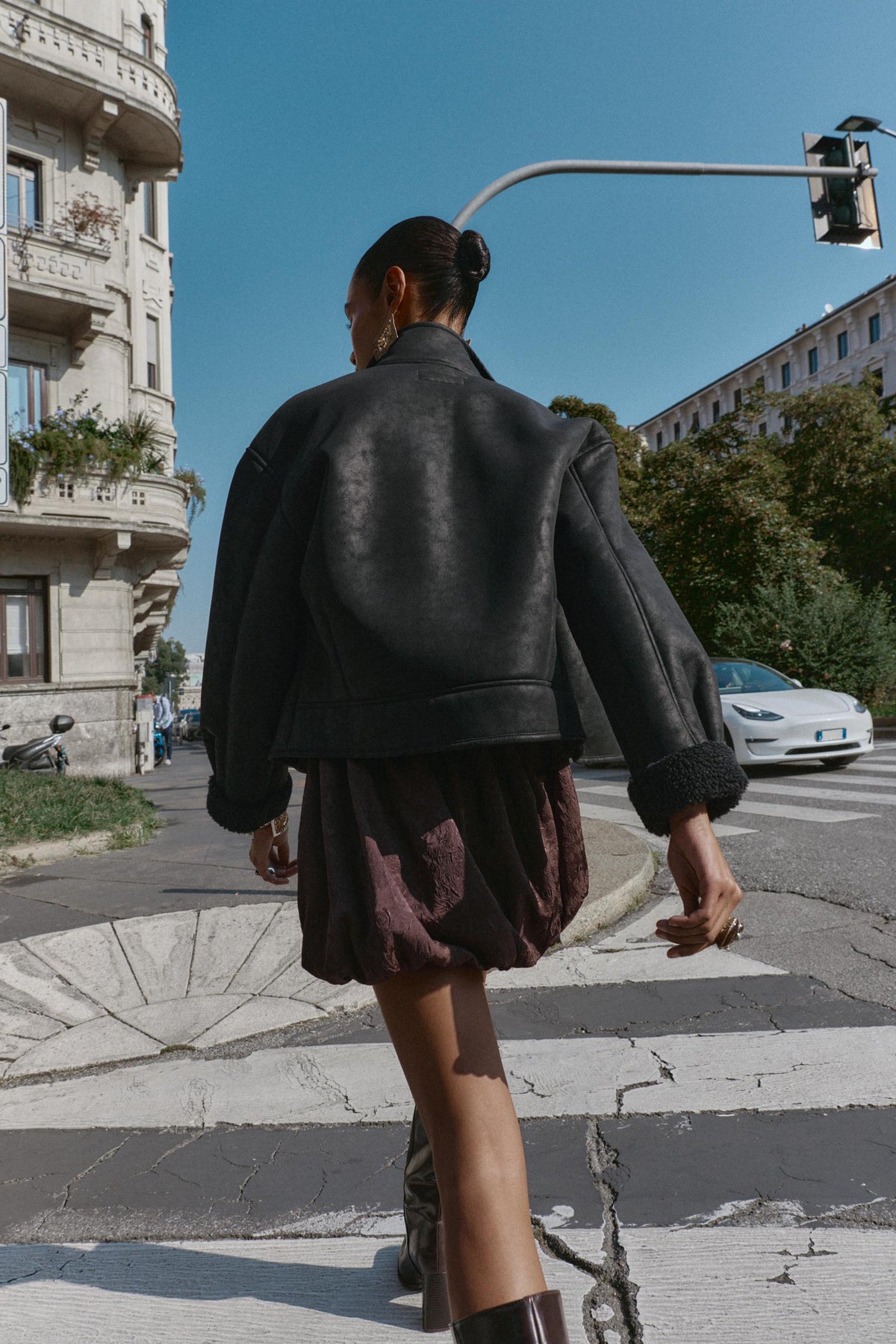 DOUBLE-FACED FAUX SUEDE JACKET - Image 2