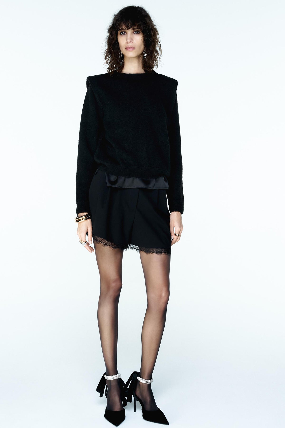 KNIT V-NECK JUMPER