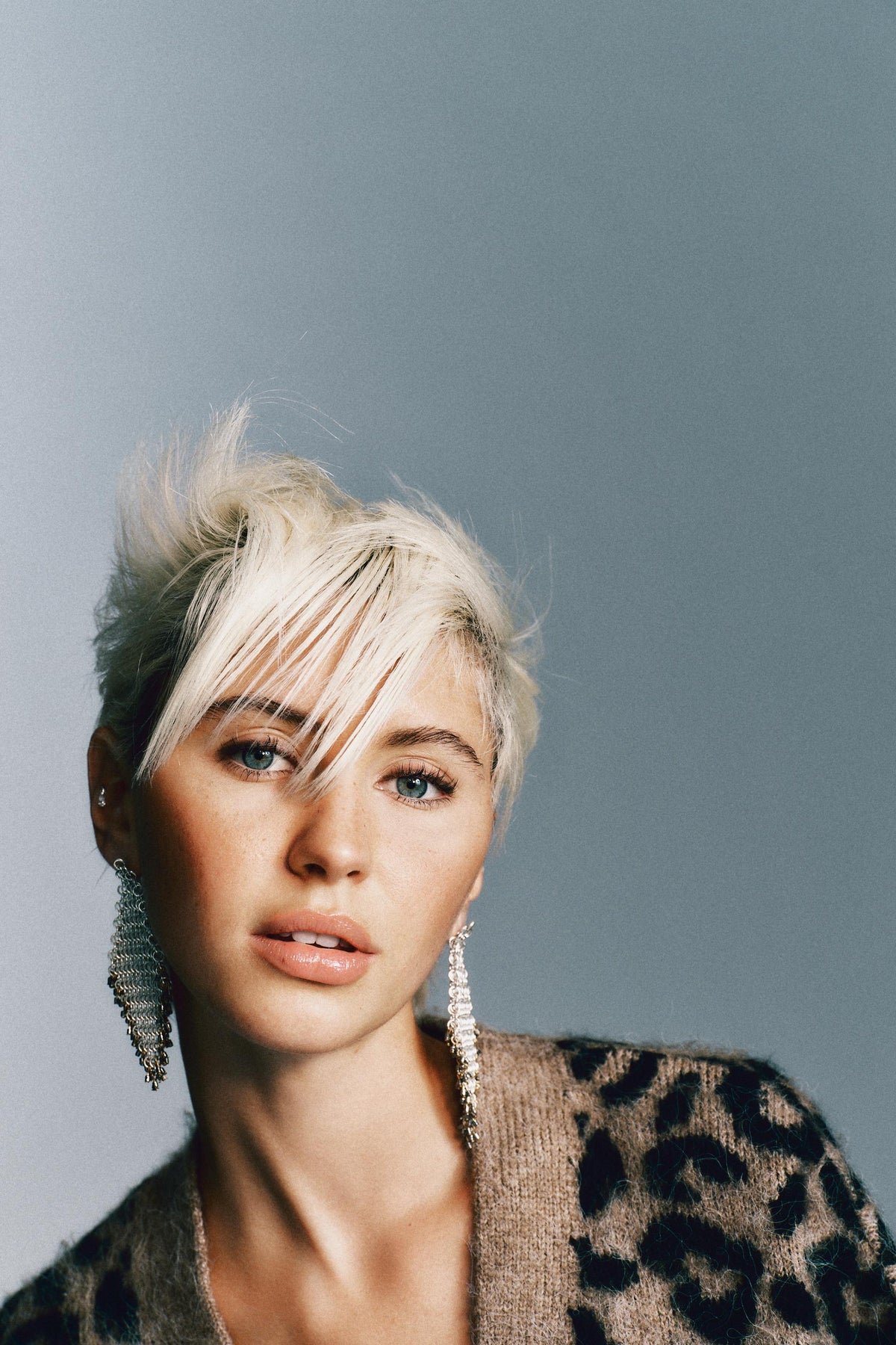 ANIMAL JACQUARD CARDIGAN