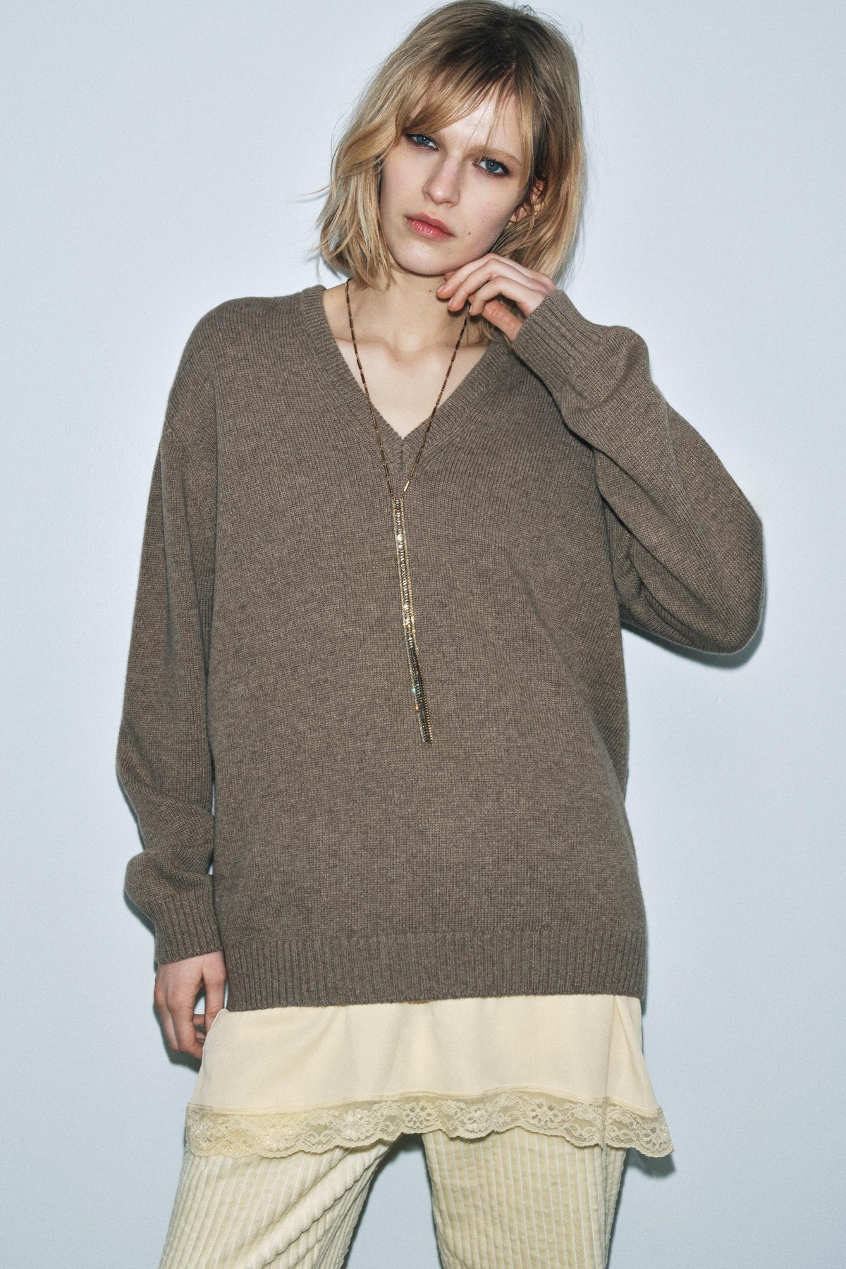 Pullover aus Wollmischung