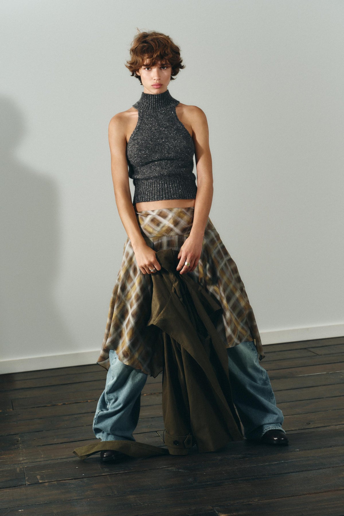 Wool Halter Top