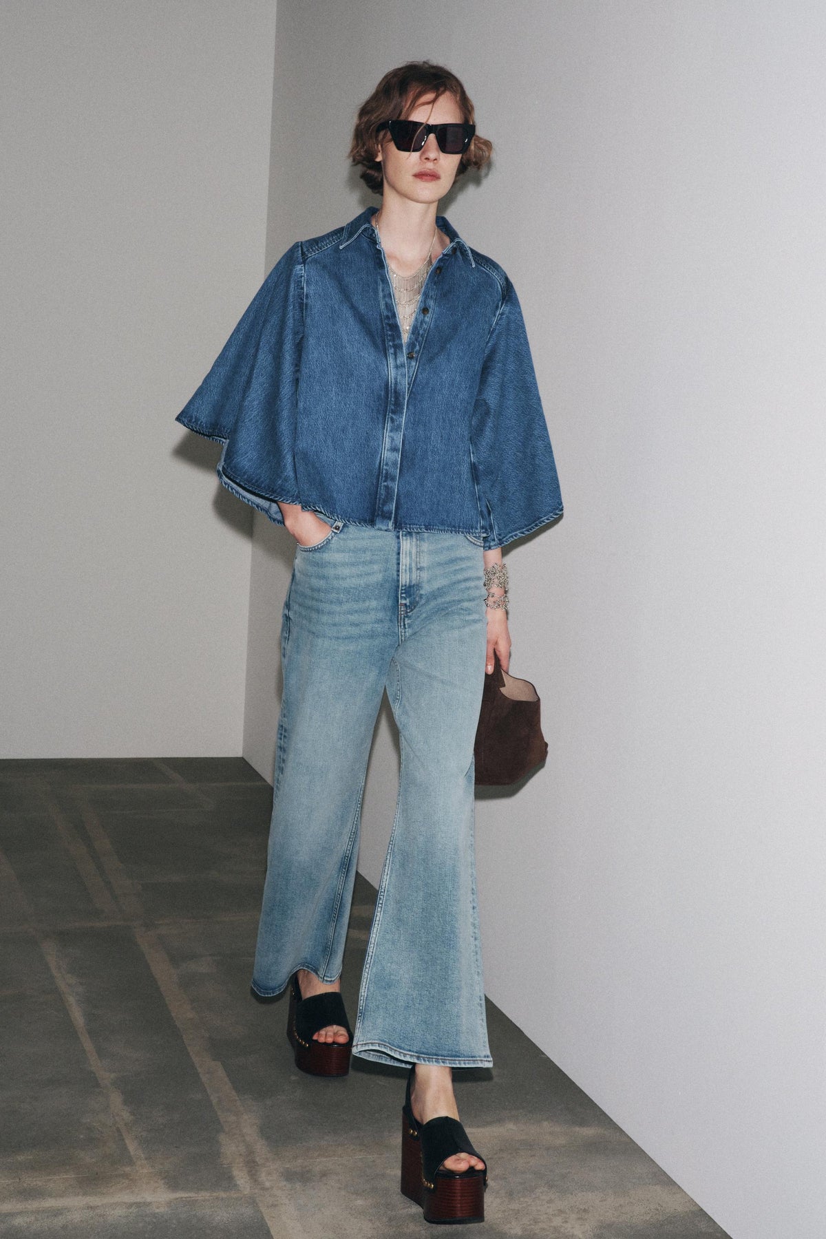 Denim Kimono Shirt