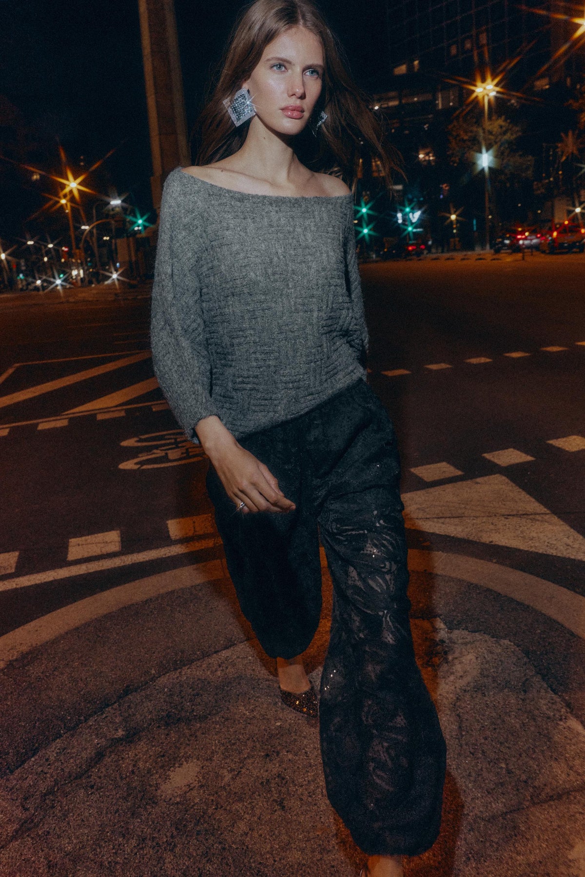 STRICKPULLOVER MIT STRUKTUR