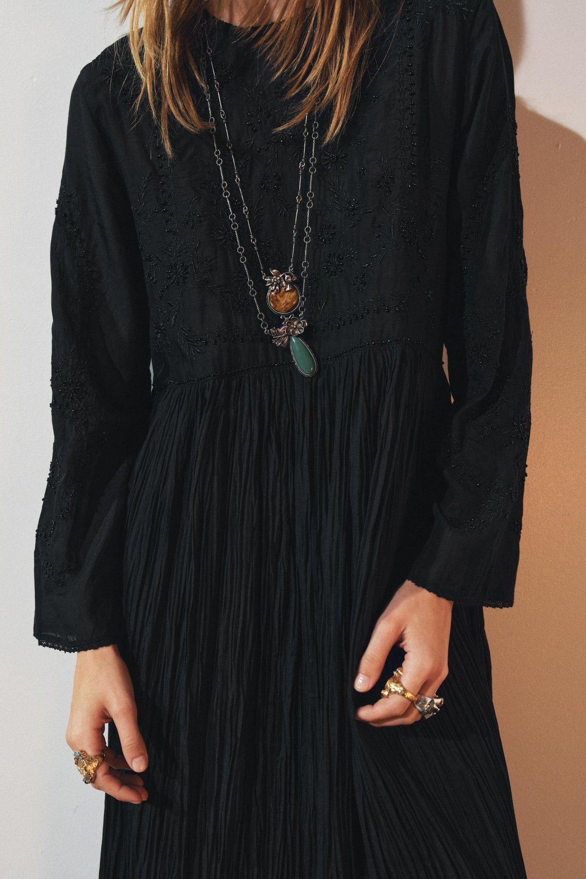Beaded Embroidery Dress