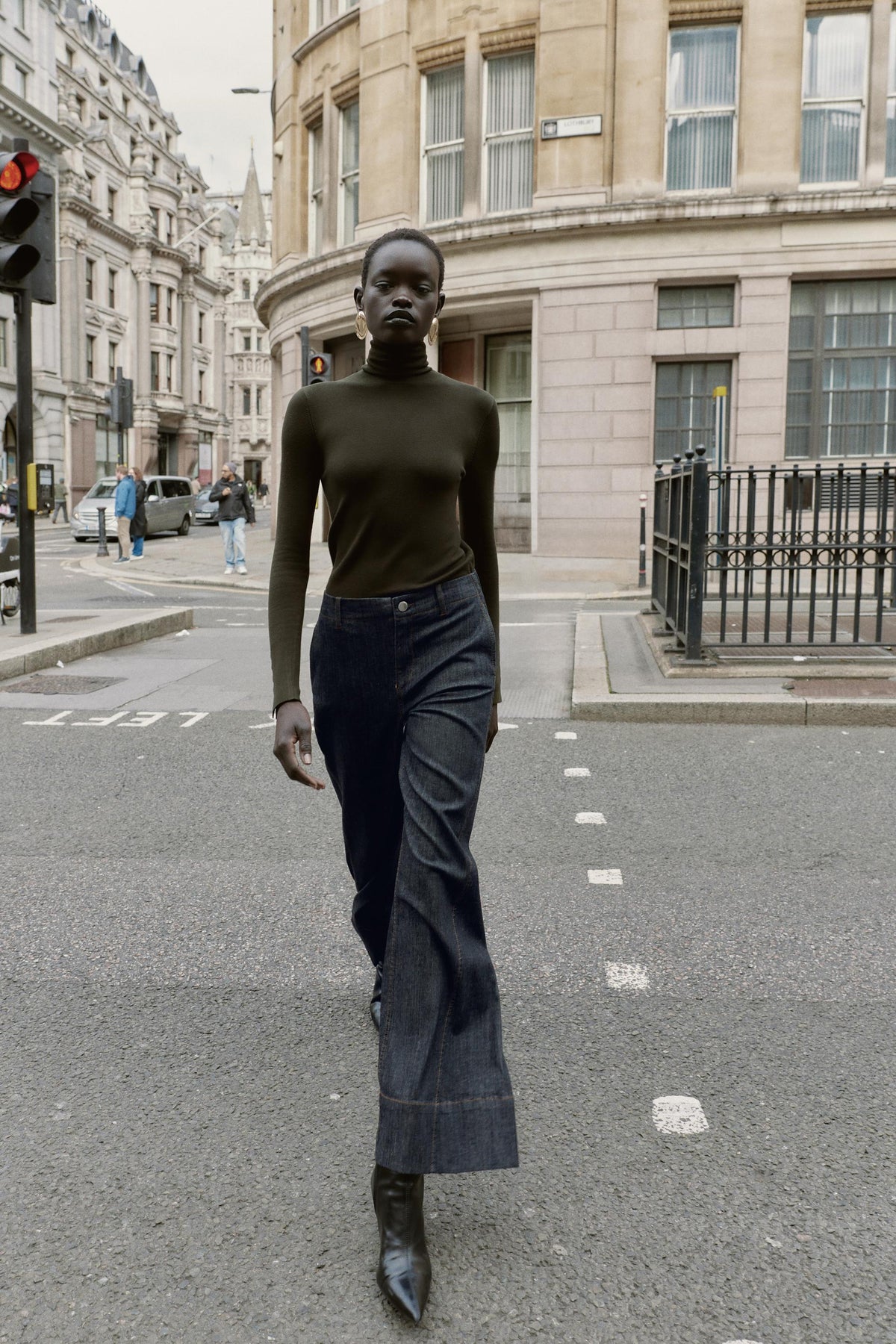 WIDE LEG TROUSERS