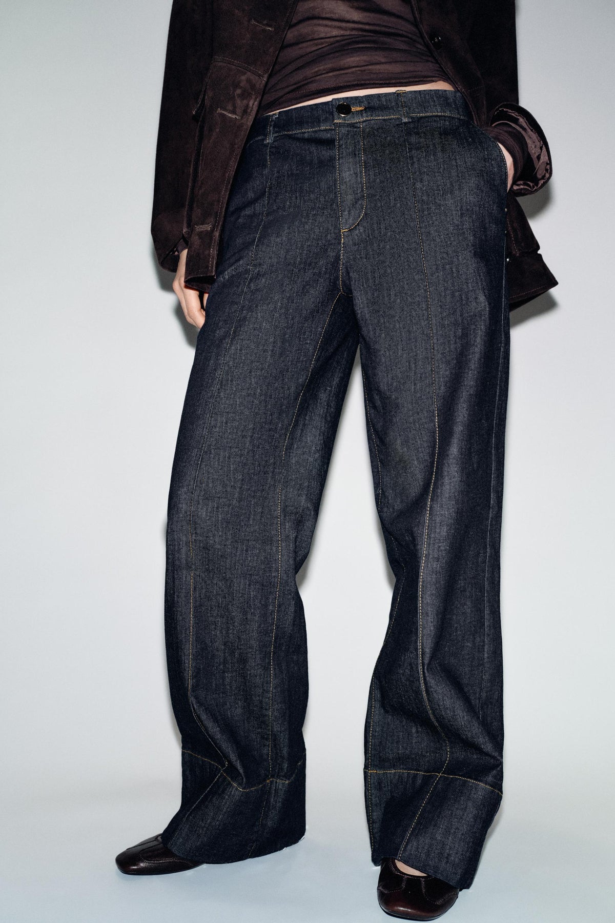 Bootcut Denim Hose