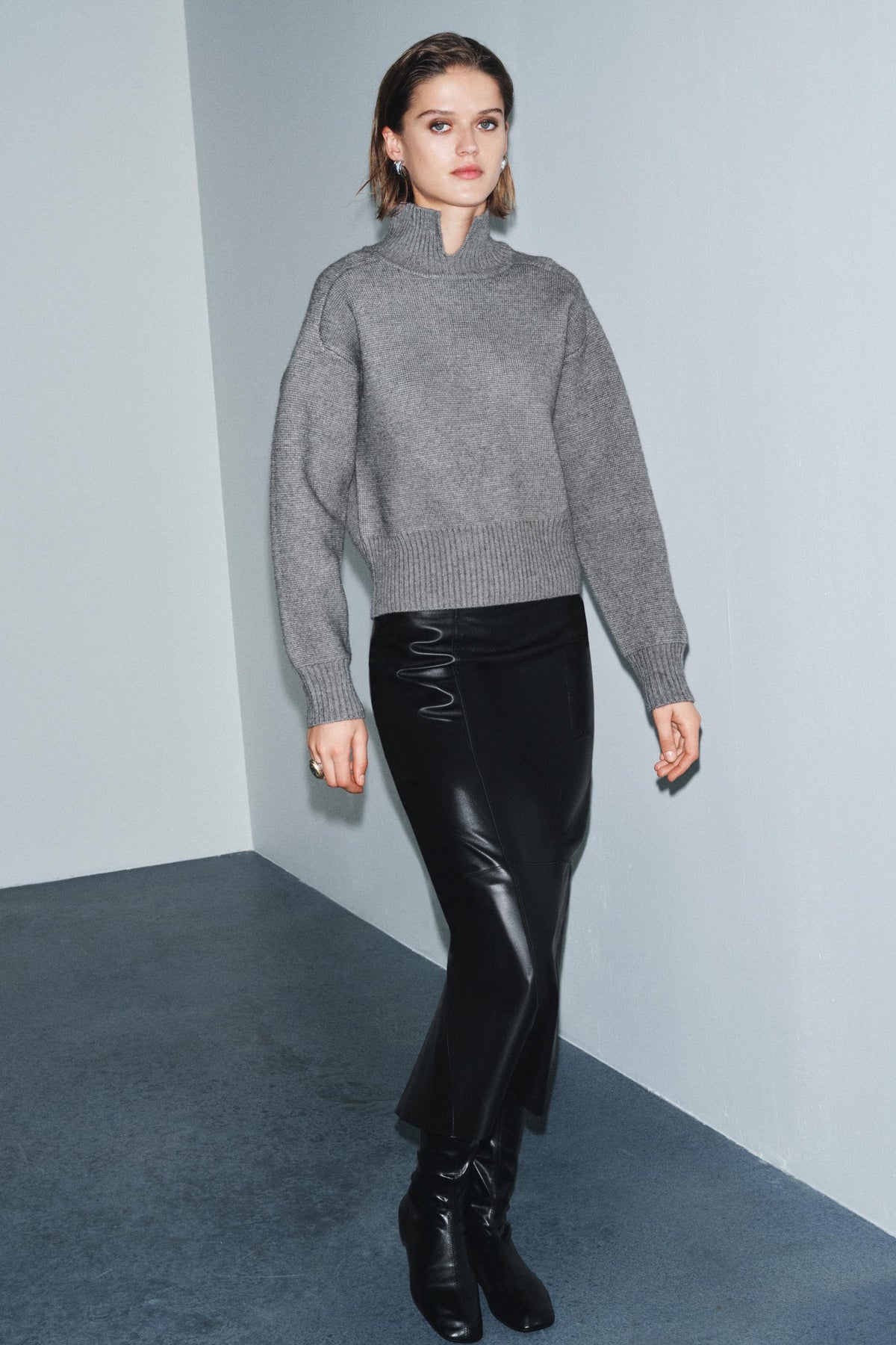 Collared Knit Jumper