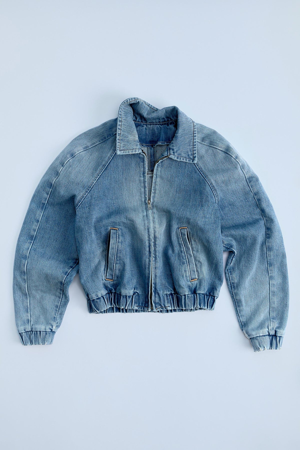 Jeans-Bomberjacke