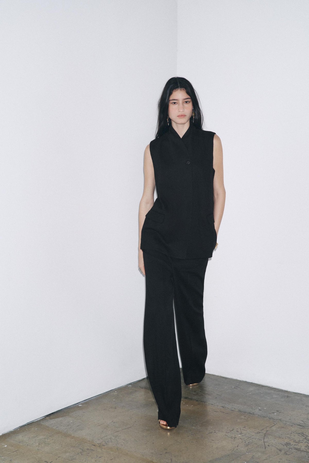 Linen Blend Trousers