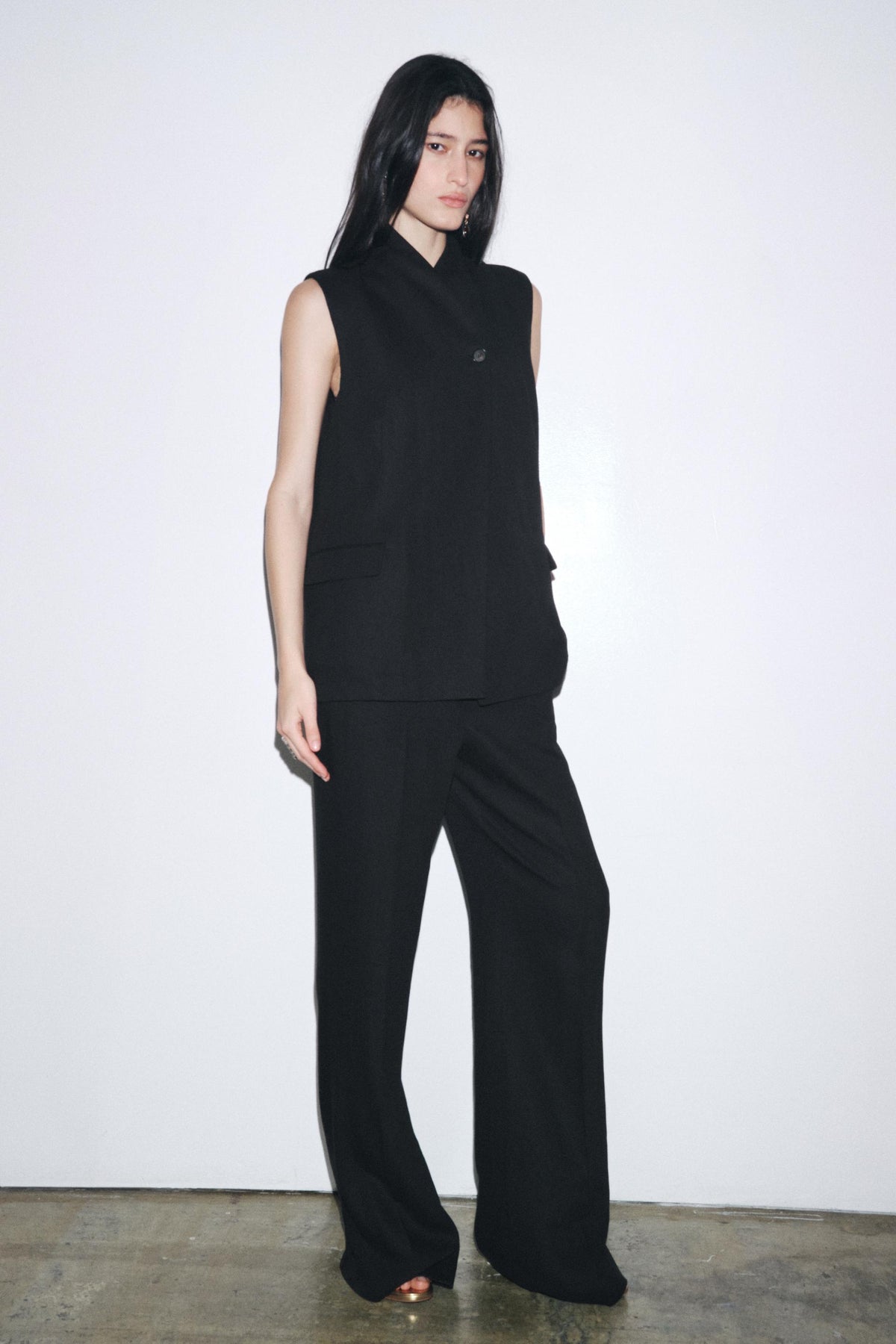 Linen Blend Trousers