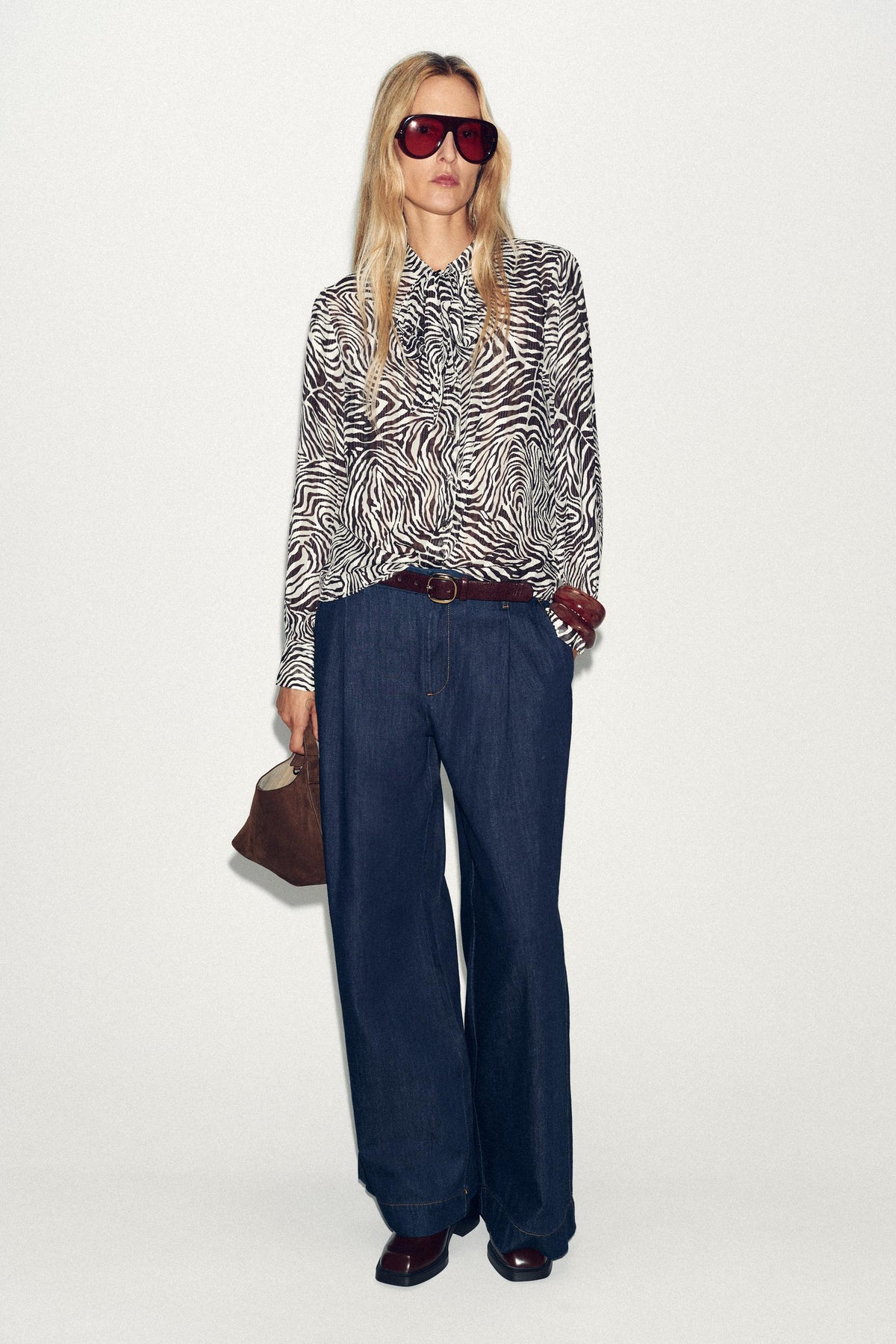 Animal Print Blouse