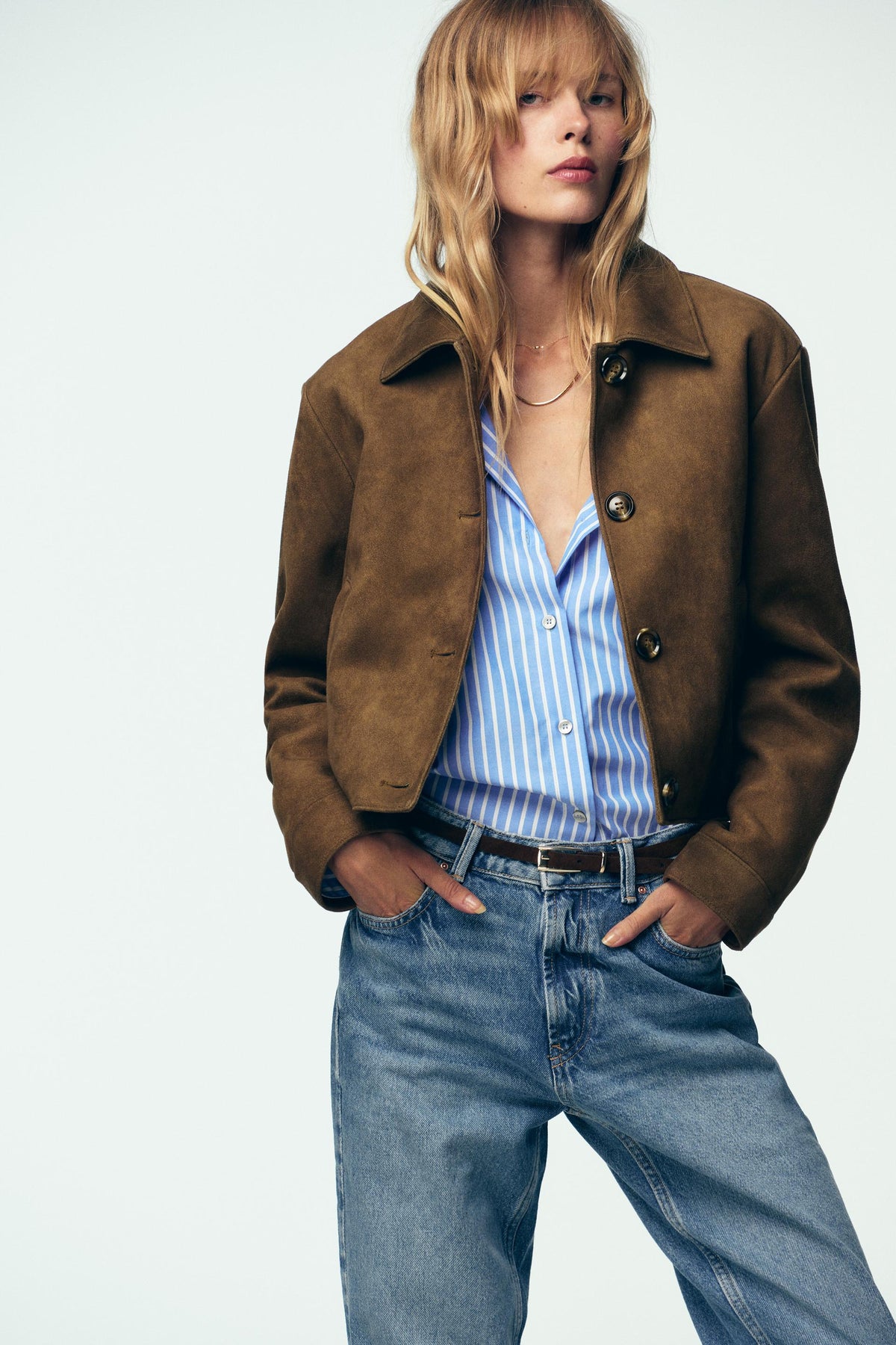 Kunstwildlederjacke