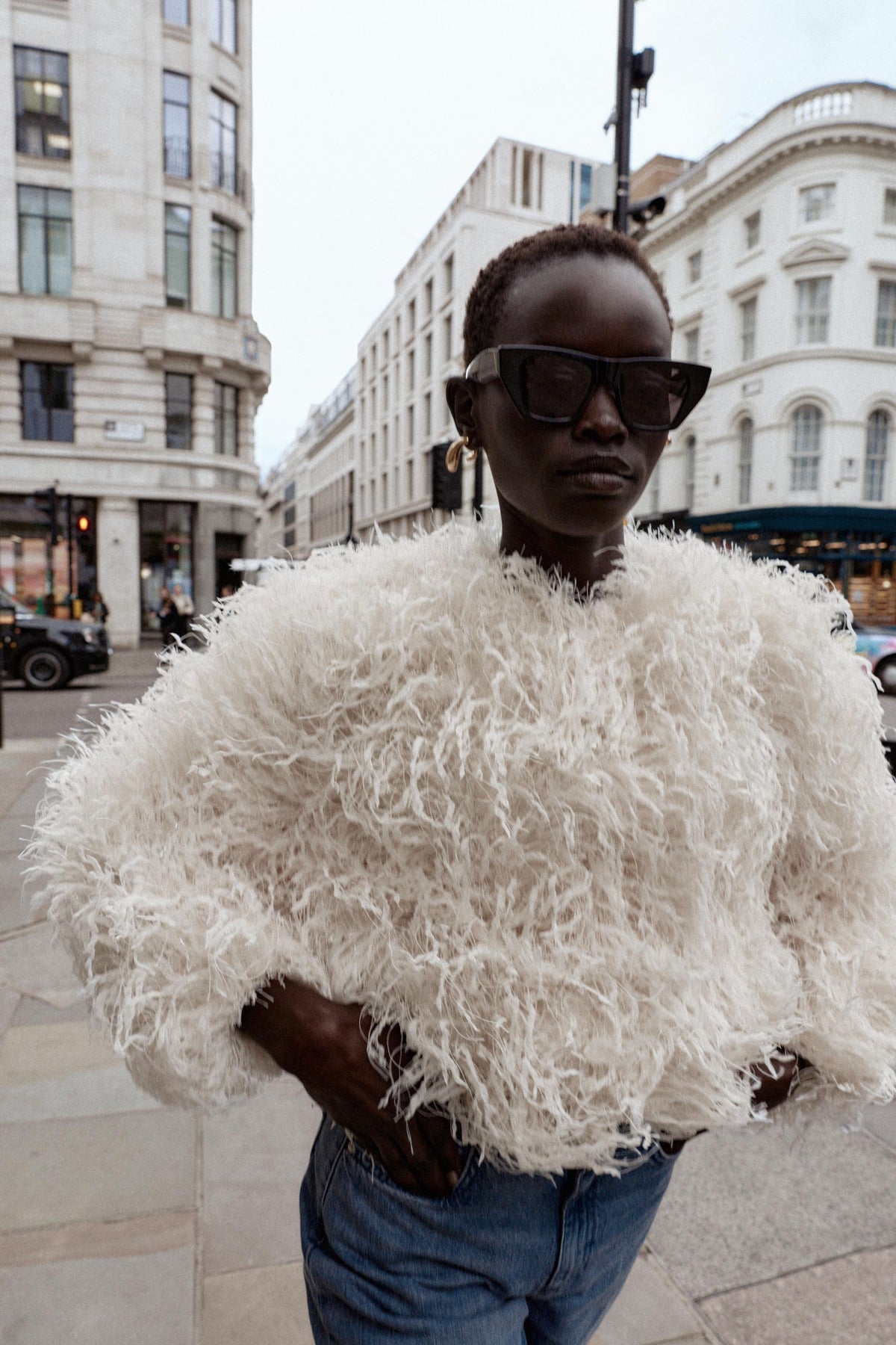 JACKE MIT METALLFASEN