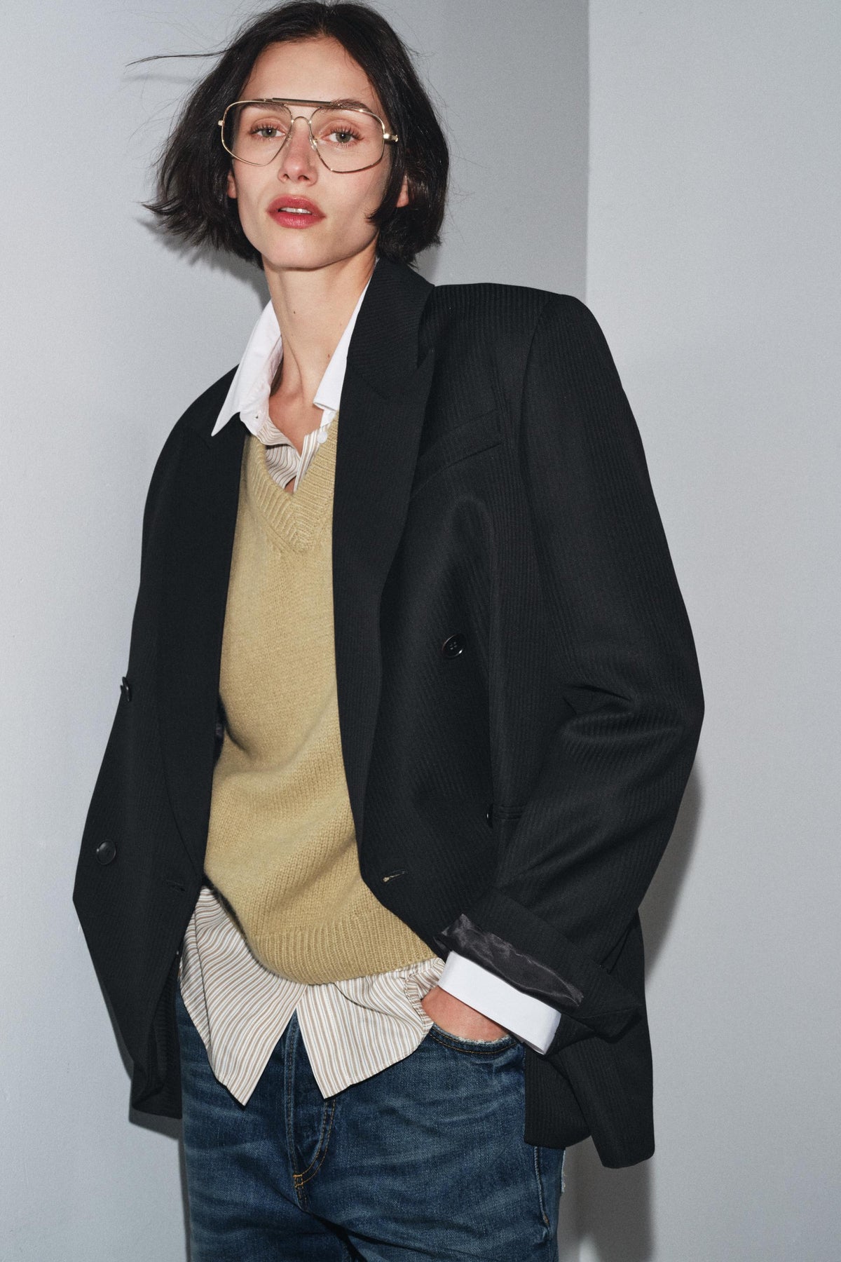 Wool V-Neck Jumper