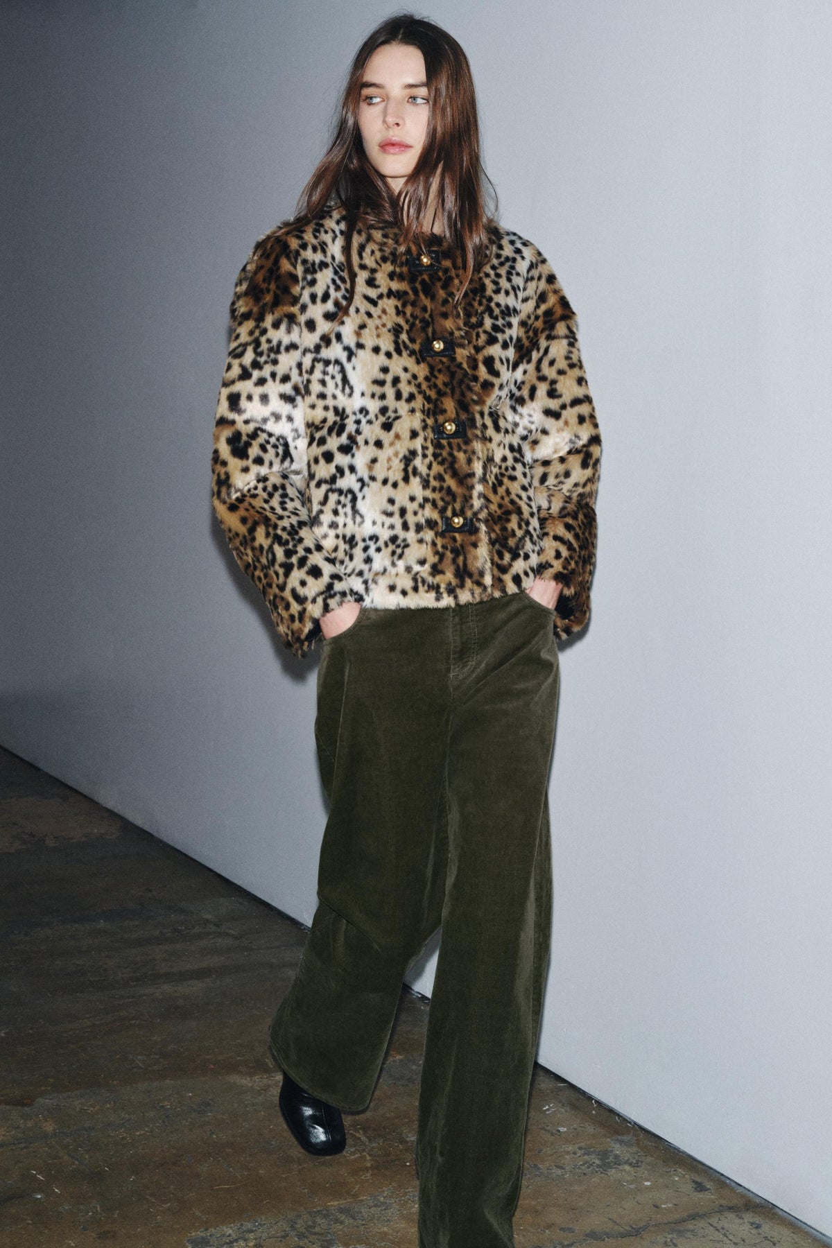 ZW COLLECTION ANIMAL PRINT JACKET - Image 1
