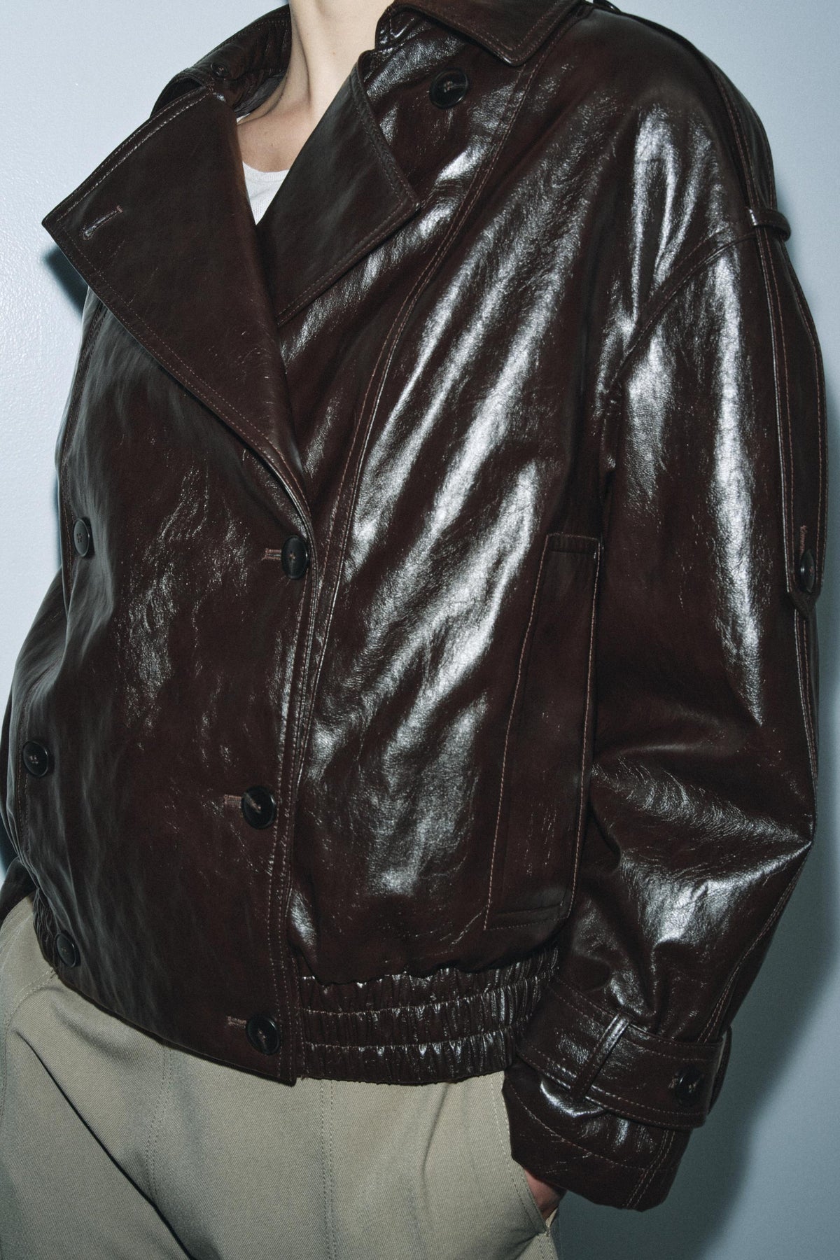 Faux Fur Collar Jacket