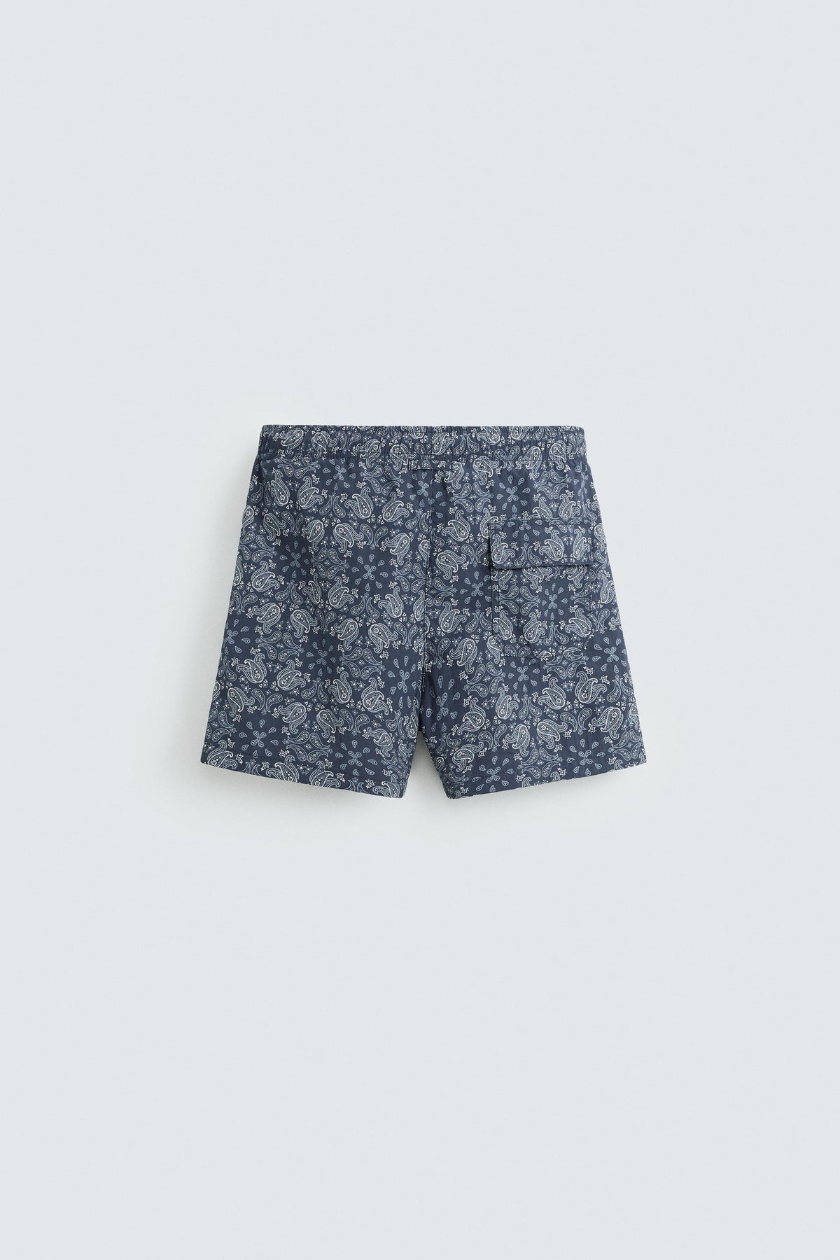 PAISLEY PRINTED MID-LENGTH SWIMMING TRUNKS - Image 2