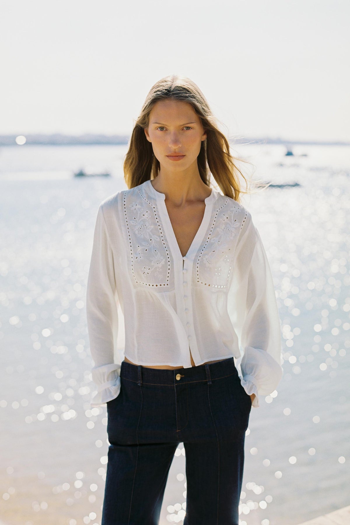 Cutwork Embroidered Blouse