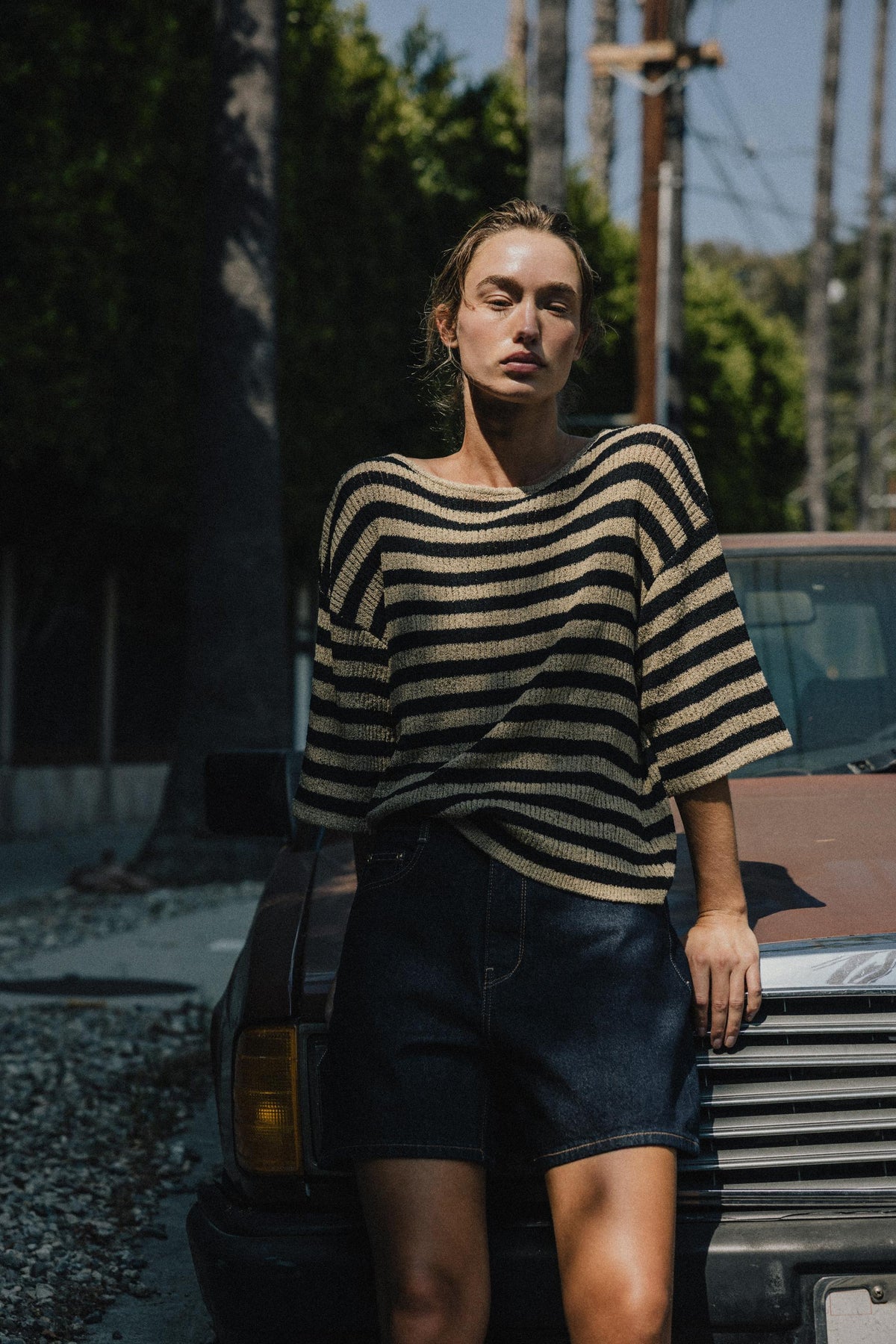 Knit Cape Jumper