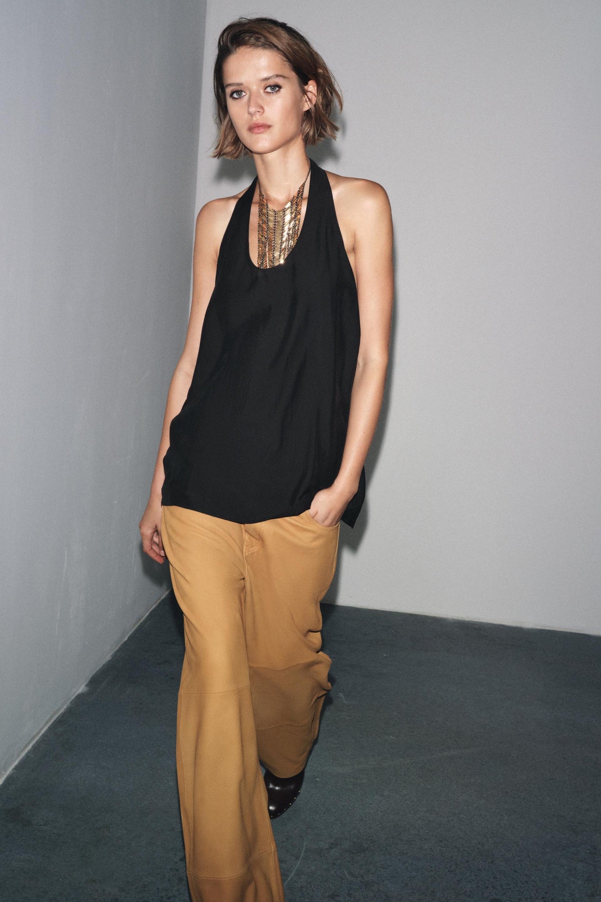 Flowing Halter Top