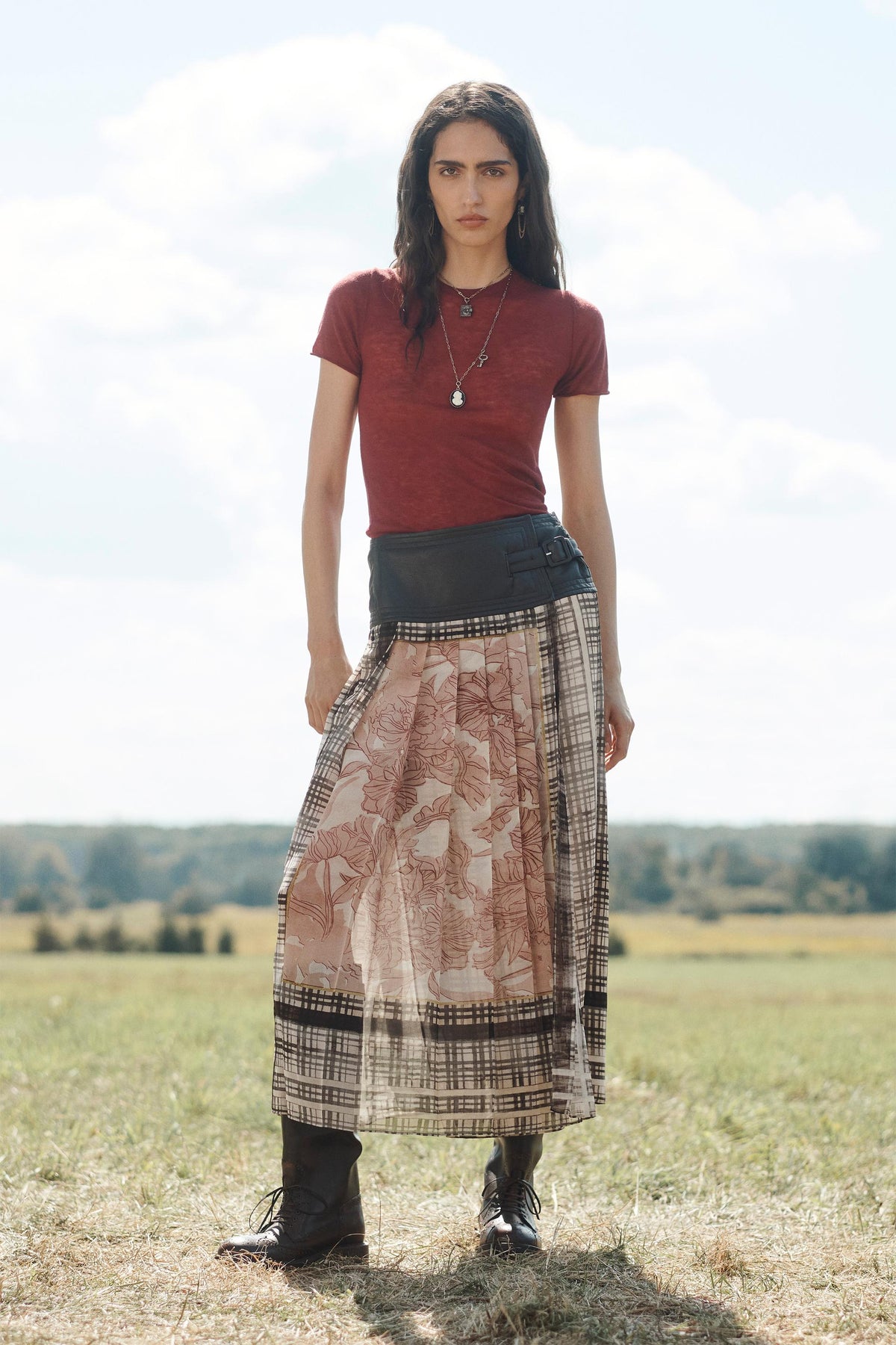 Pleated Skirt