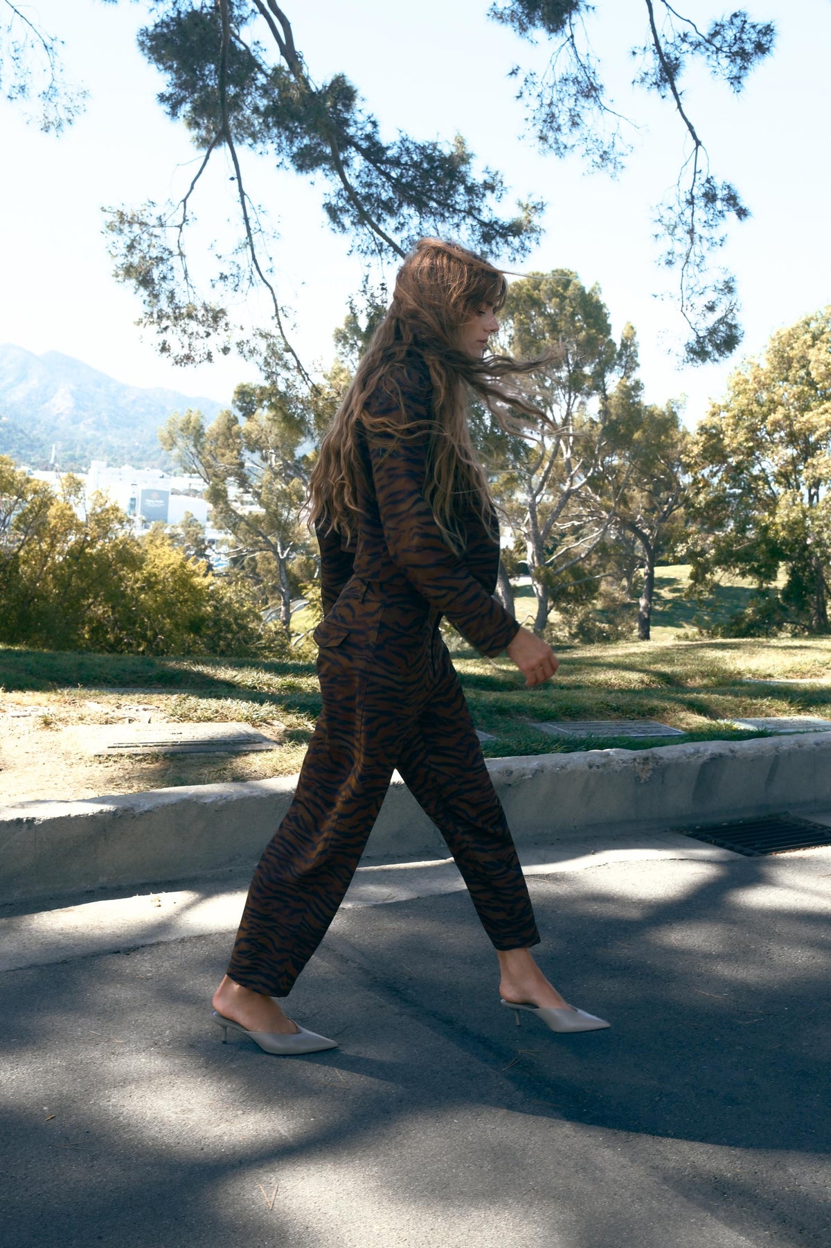 Animal Print Trousers