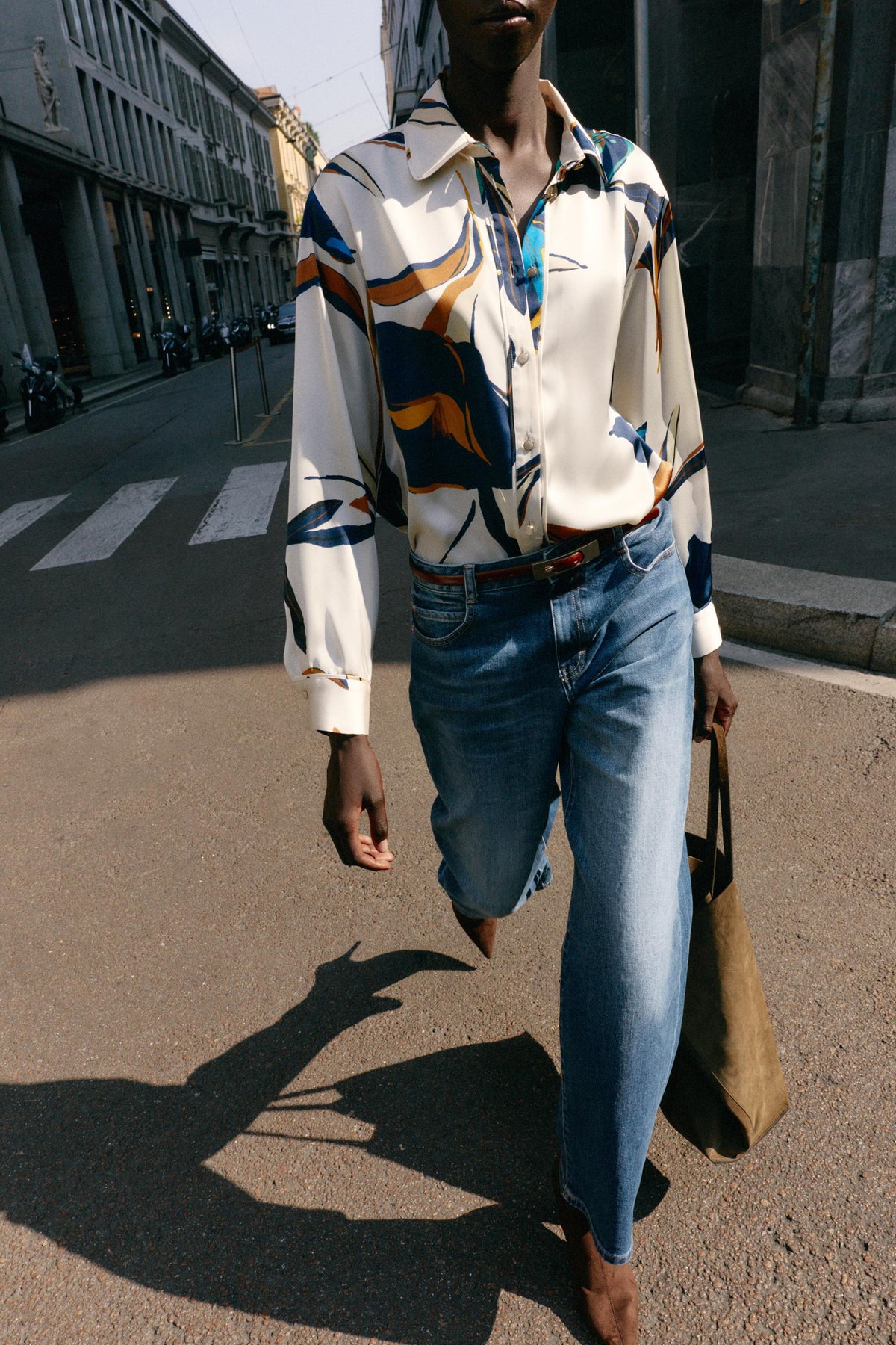 Floral Satin Shirt