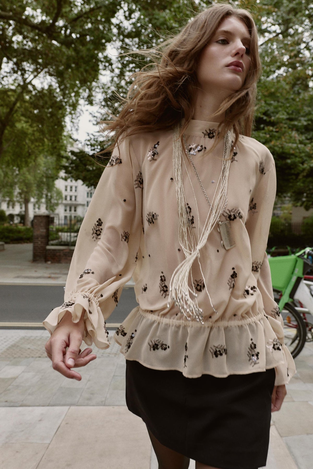 SEQUIN BLOUSE