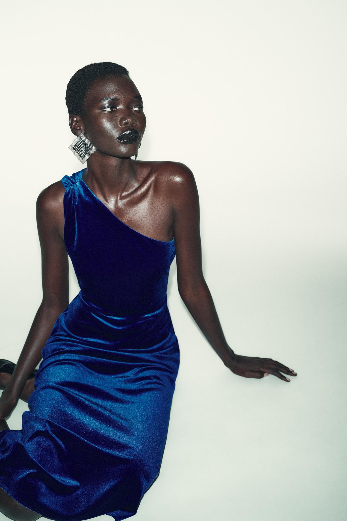 Velvet Midi Dress
