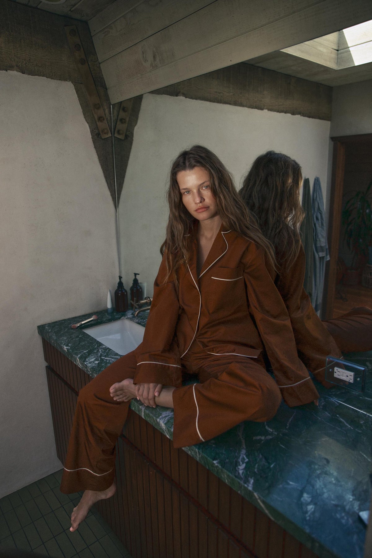 POPLIN PYJAMA TROUSERS