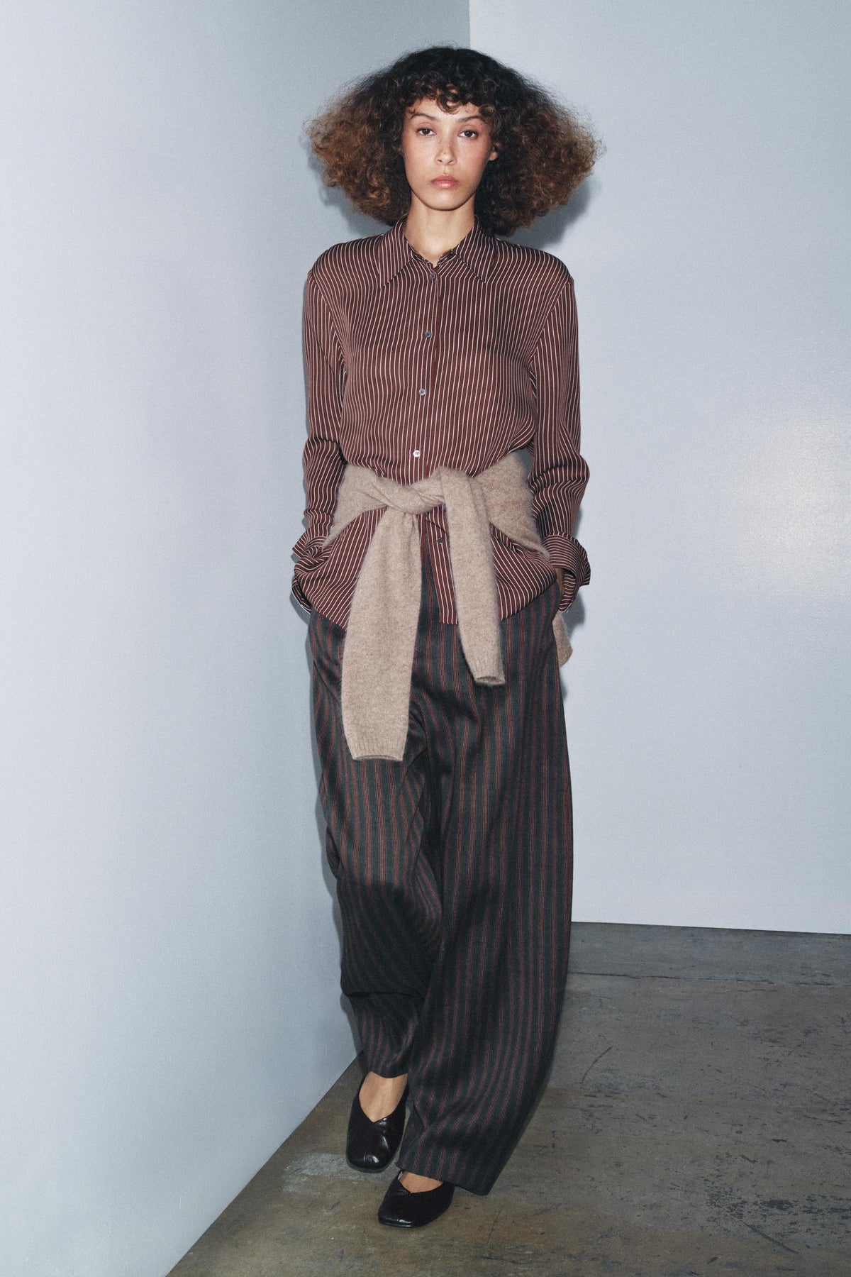 Silk Striped Shirt