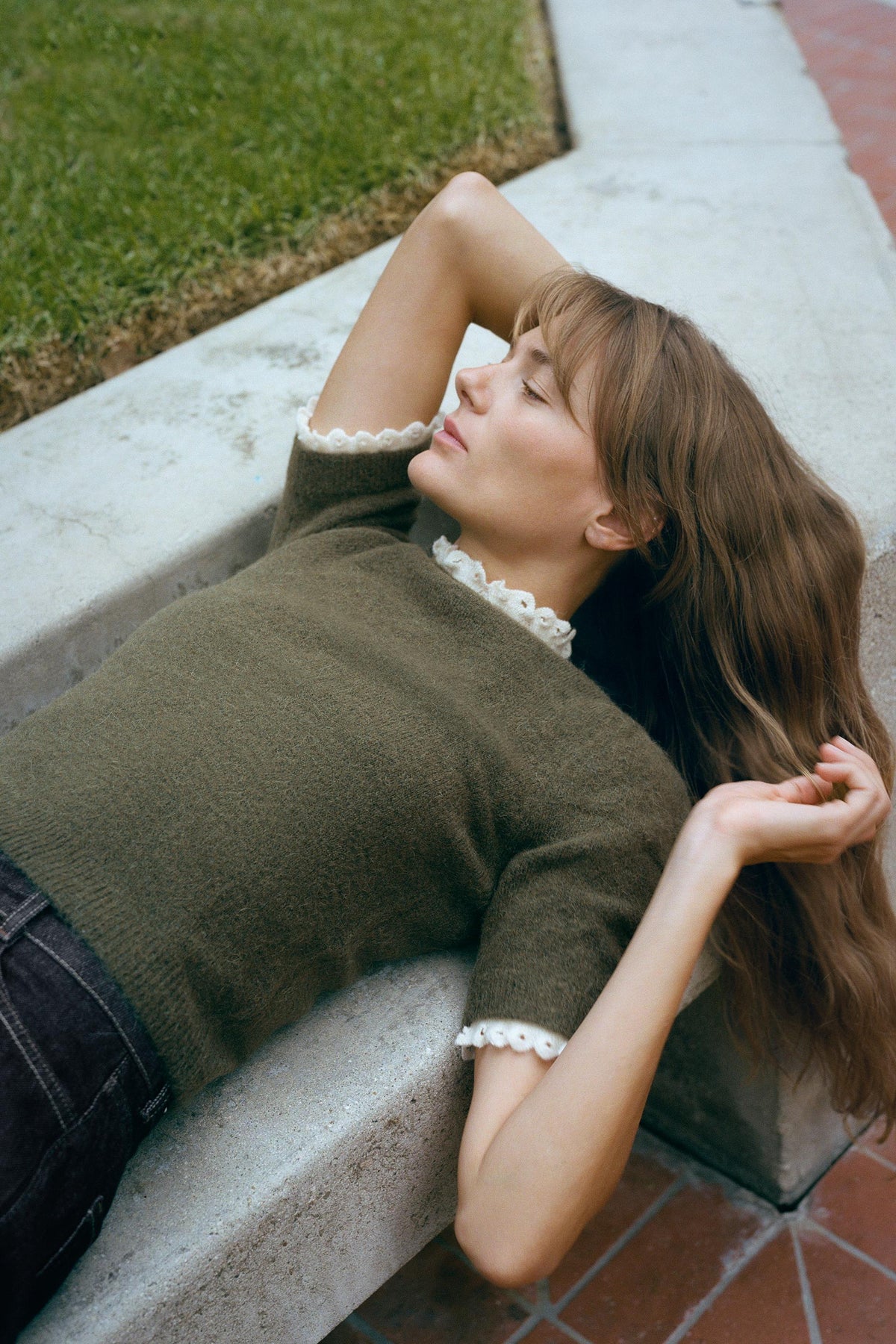 Wool Ruffle Jumper