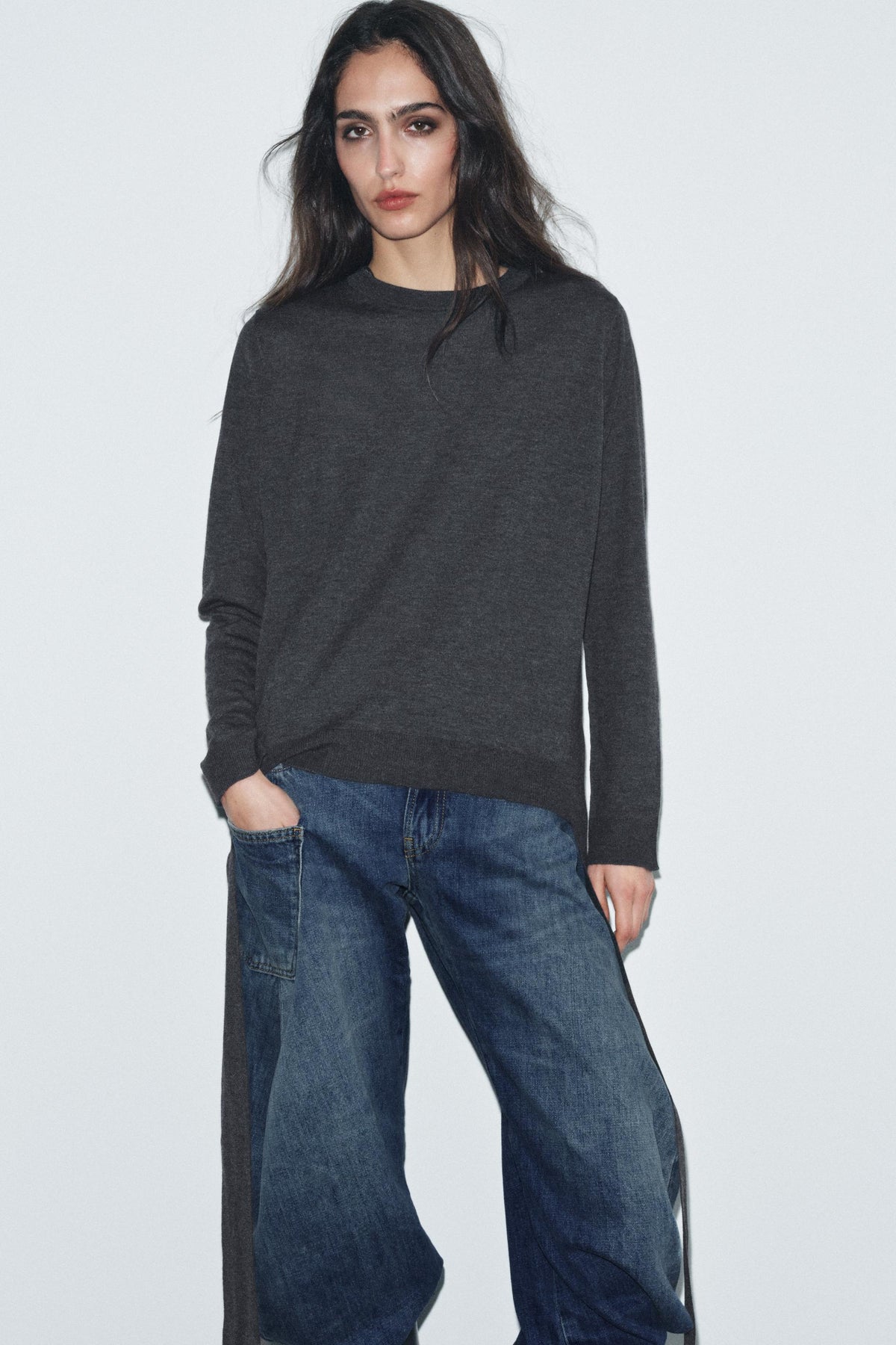 KNIT JUMPER WITH STRAPS