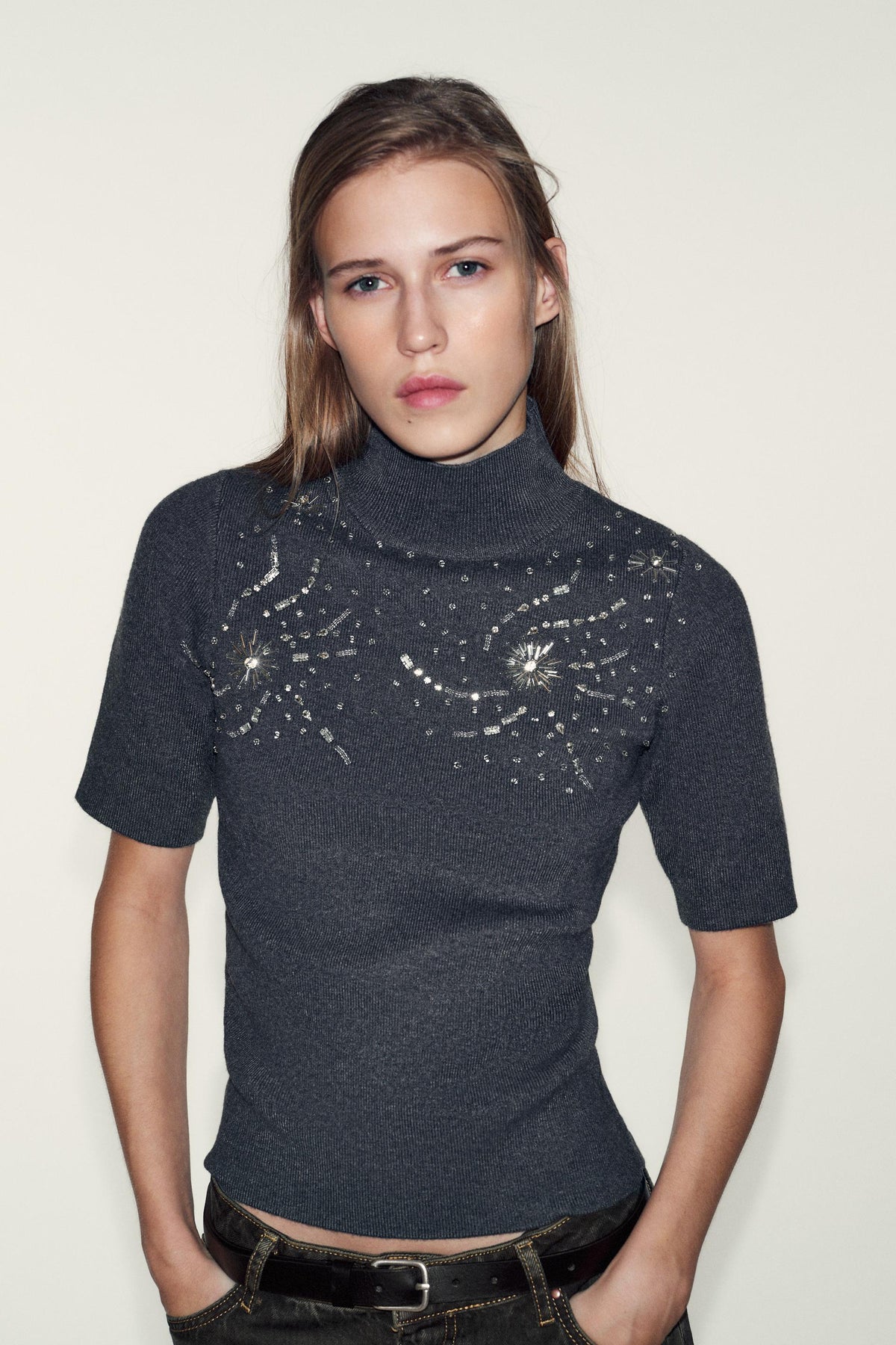 Beaded Knit Jumper