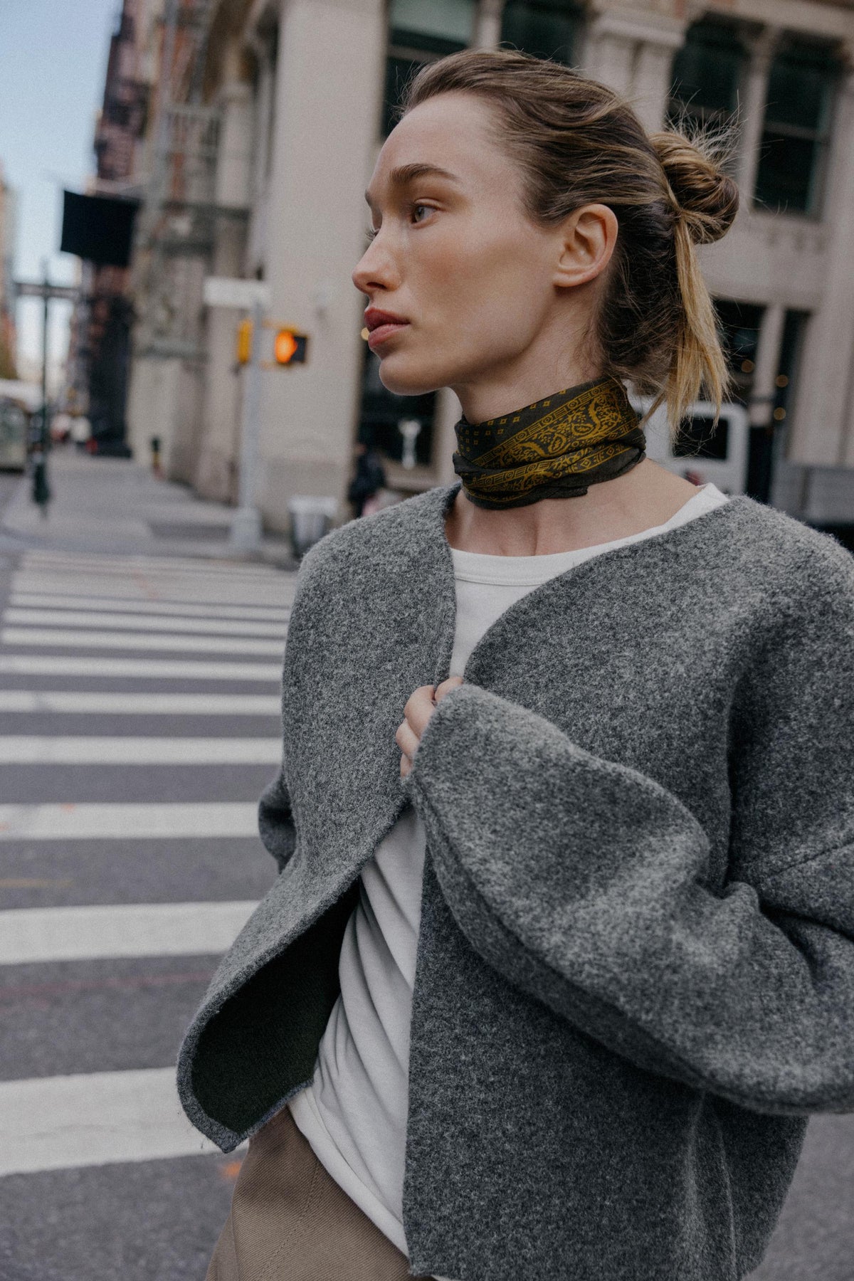 Doppelseitiger Strickcardigan