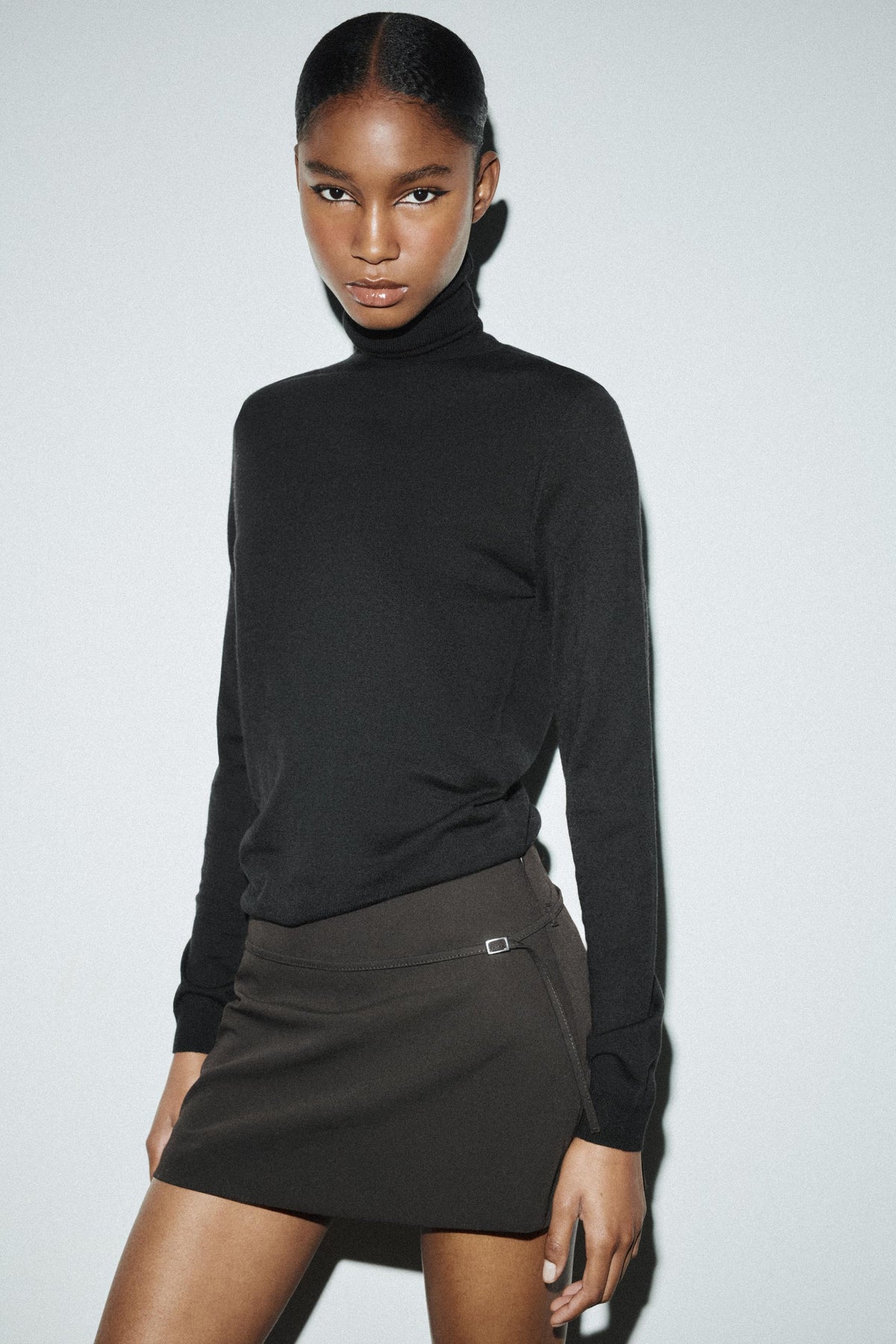 WOOL HIGH NECK JUMPER - Image 2